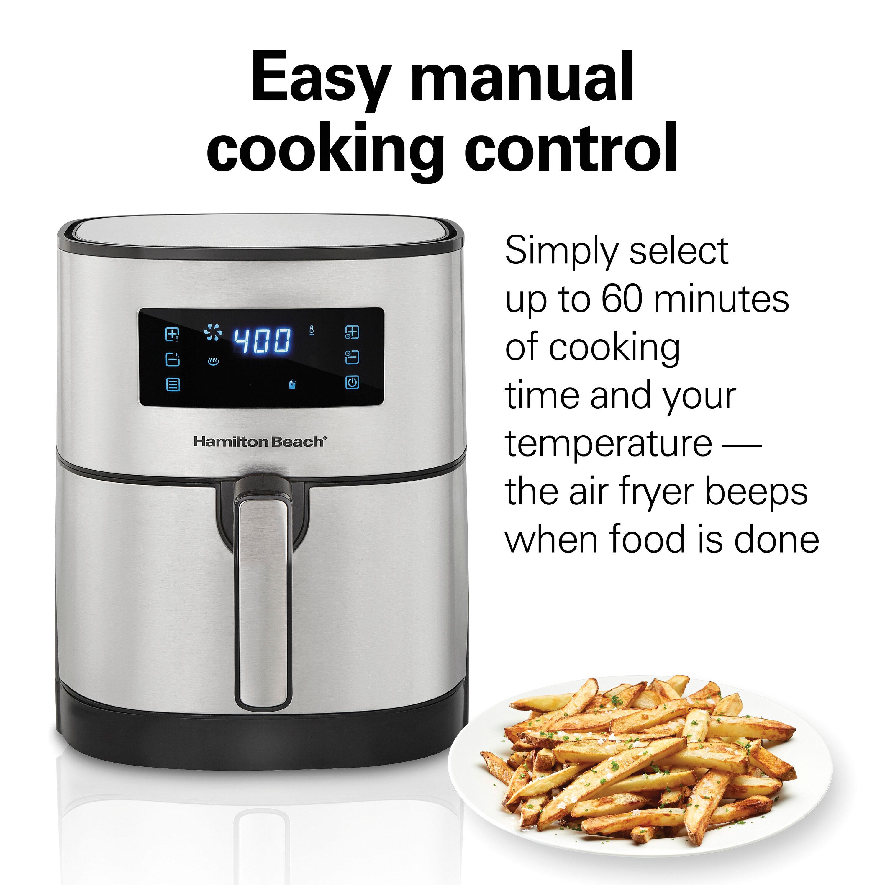 Hamilton Beach® 5.8 Quart Digital Air Fryer 5.8 Quart Capacity