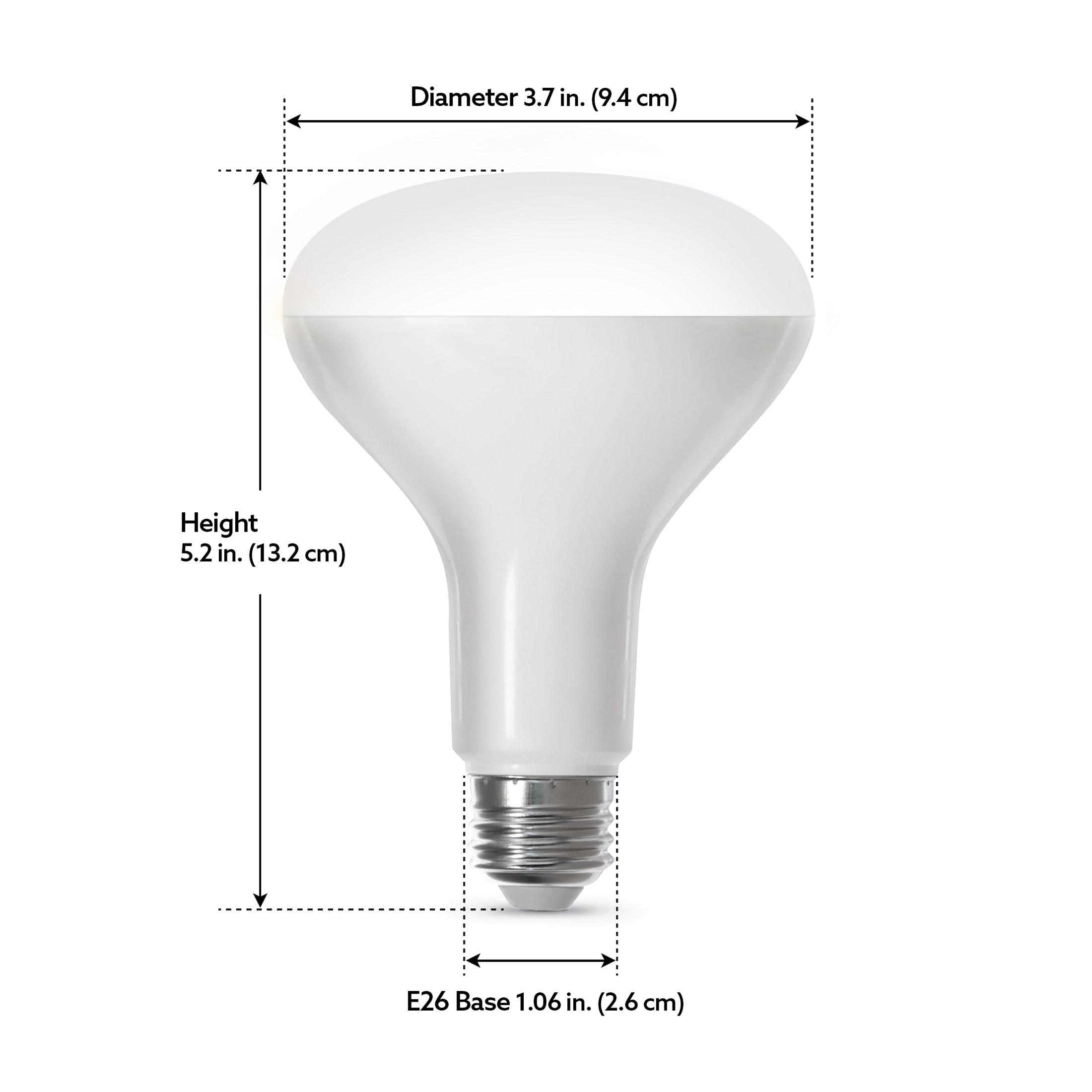 Feit Electric Smart LED Bulb 65W Equivalent Full Color/Tunable White, BR30, Med E26 Base, Dimmable