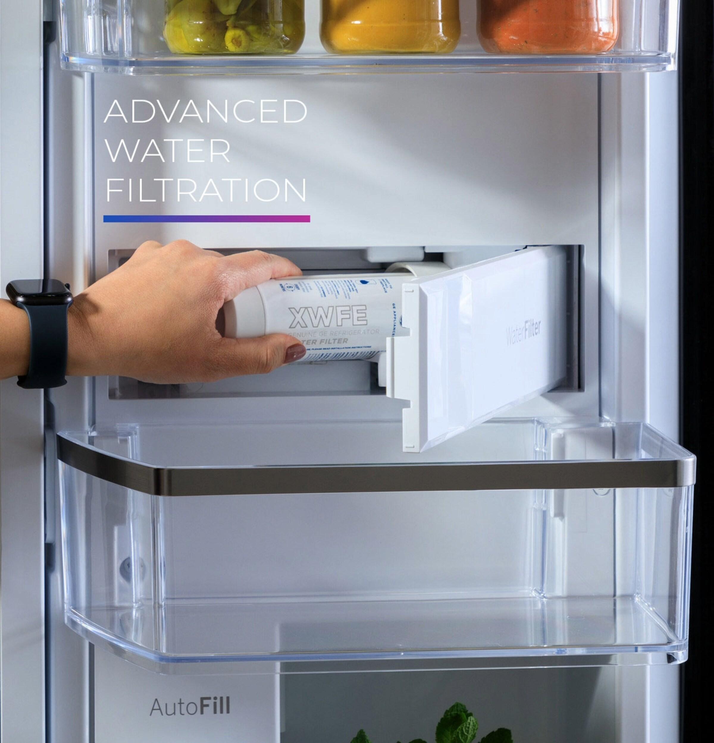 GE Profile™ Series Energy Star Smart 29 Cu. Ft. Fingerprint Resistant 4-Door French-Door Refrigerator