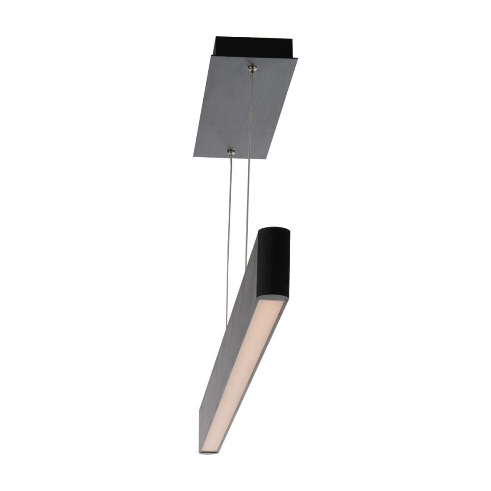 dweLED Volo Black Modern/contemporary Linear Integrated LED Large Hanging Pendant light