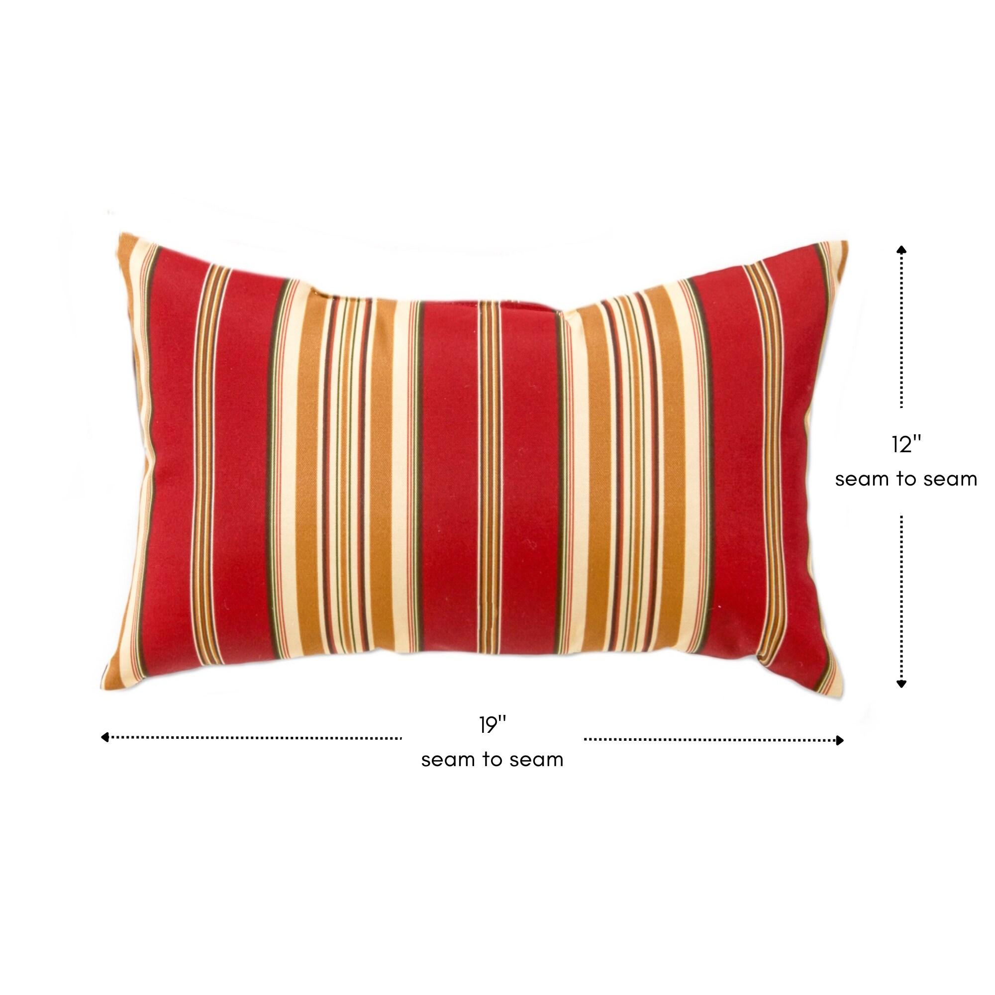 Indoor/Outdoor Reversible Throw Pillow