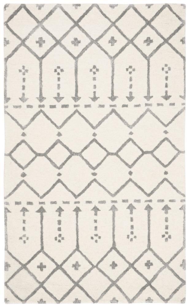 Himalaya HIM903 Handmade Accent Rug - 3'x5' - Ivory/Grey - Safavieh