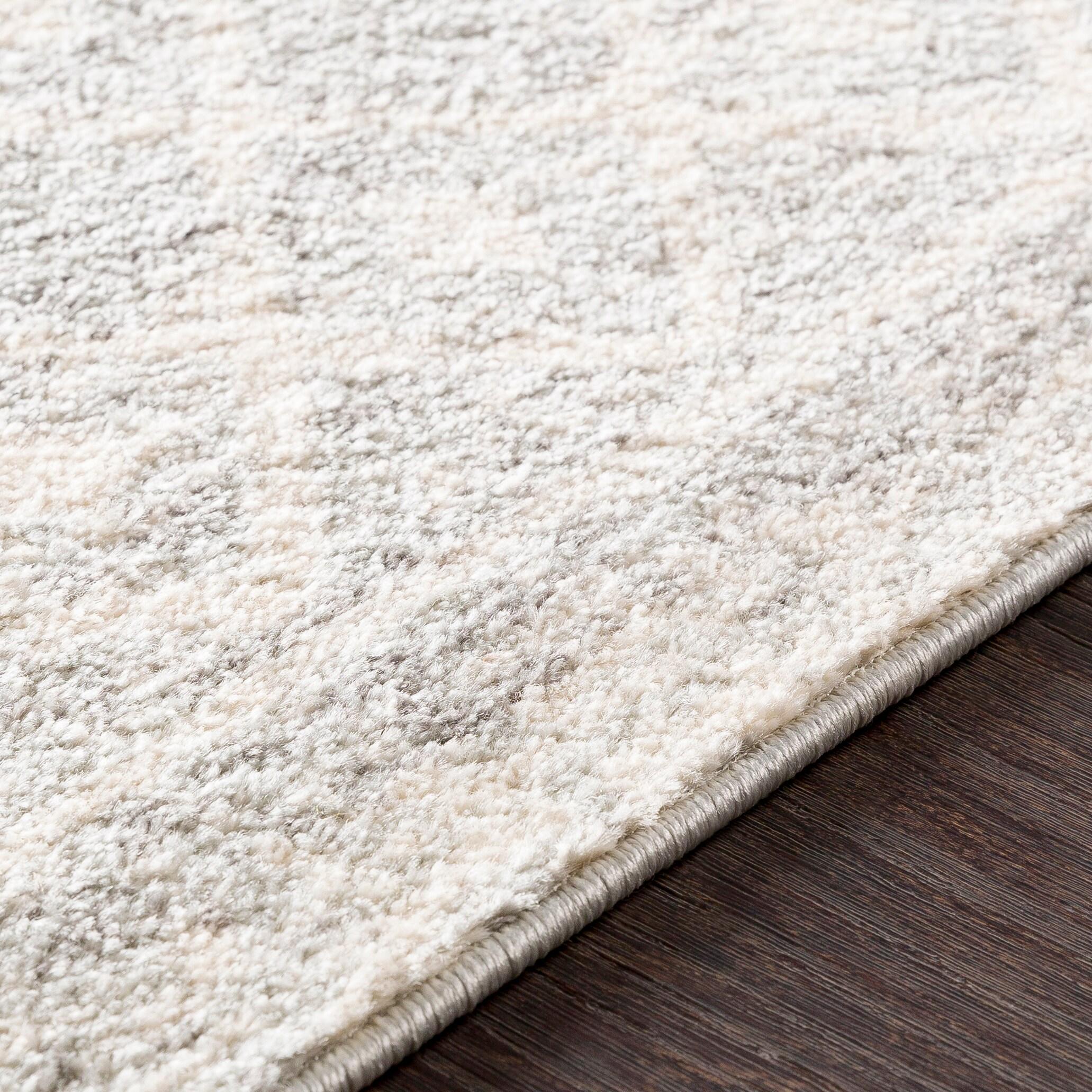 7'10"x10'3" Sweetgum Global Rug Cream - Artistic Weavers: Mid-Century Modern, Fade & Stain-Resistant, Indoor Use