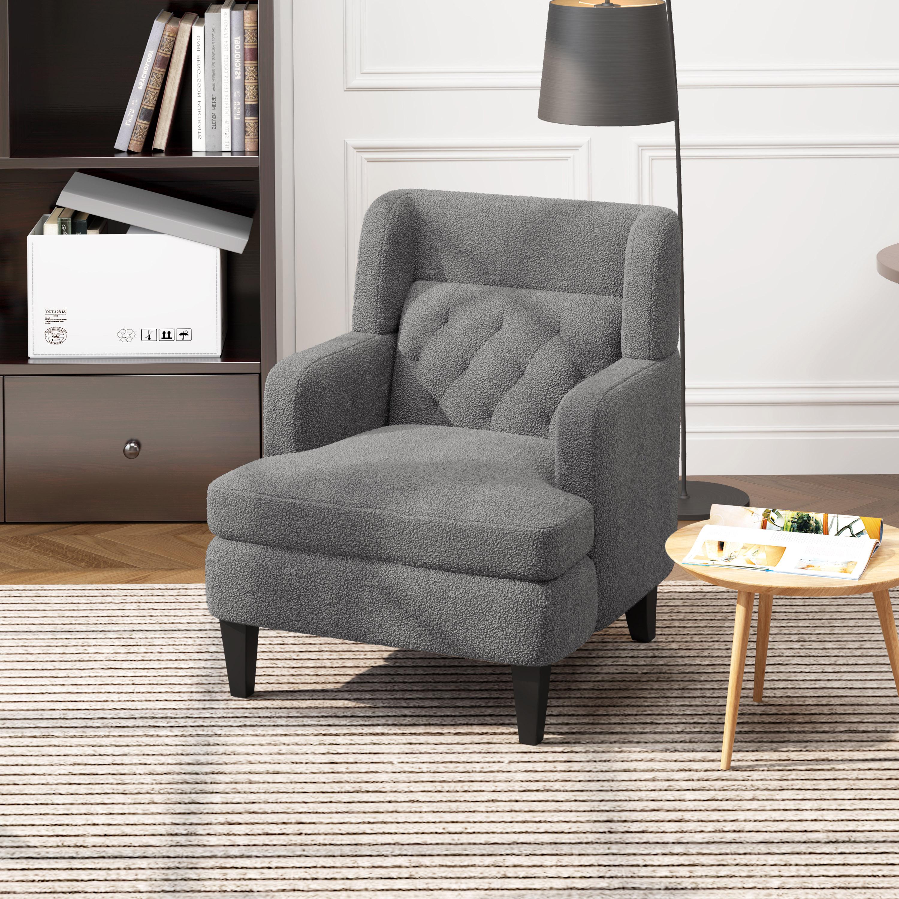 Christopher Knight Home Mantua Fabric Tufted Accent Chairs,Dark Gray