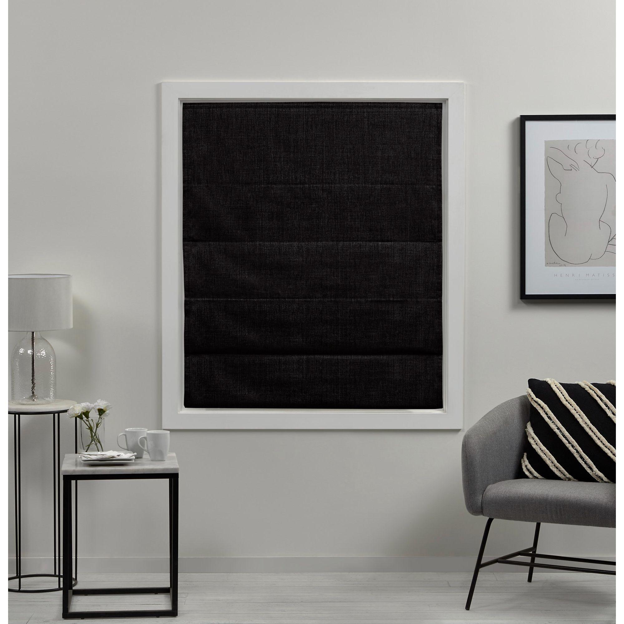 Amalgamated Textiles Exclusive Home Acadia 100% Blackout Roman Shade