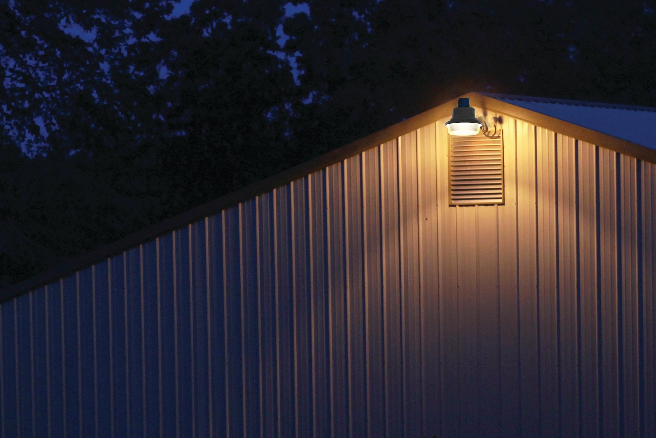 1 - Head LED Hardwired Dusk to Dawn Outdoor Security Area Light
