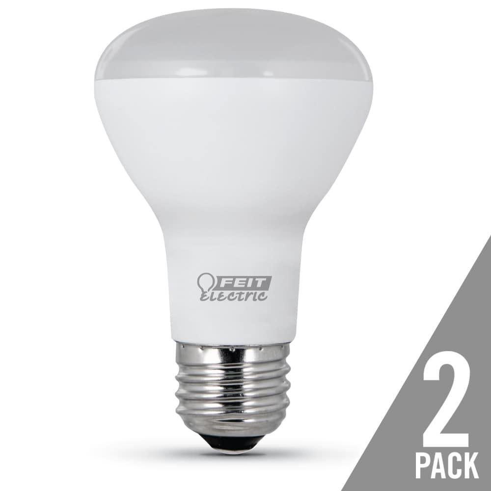 Soft White Frosted LED Dimmable Reflector Bulbs, 2-Pack