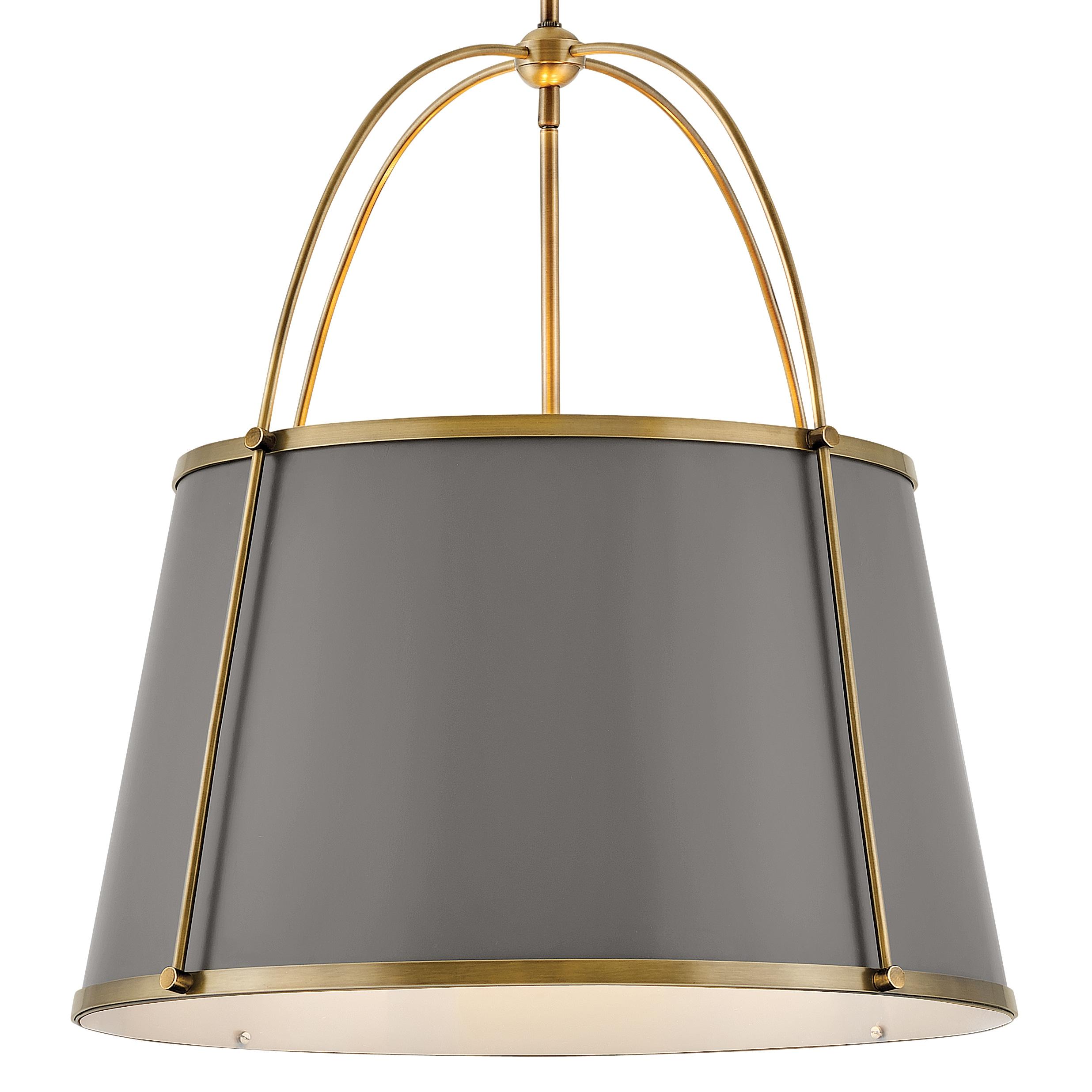 Moxie 4 Light Metal Dimmable Drum Chandelier