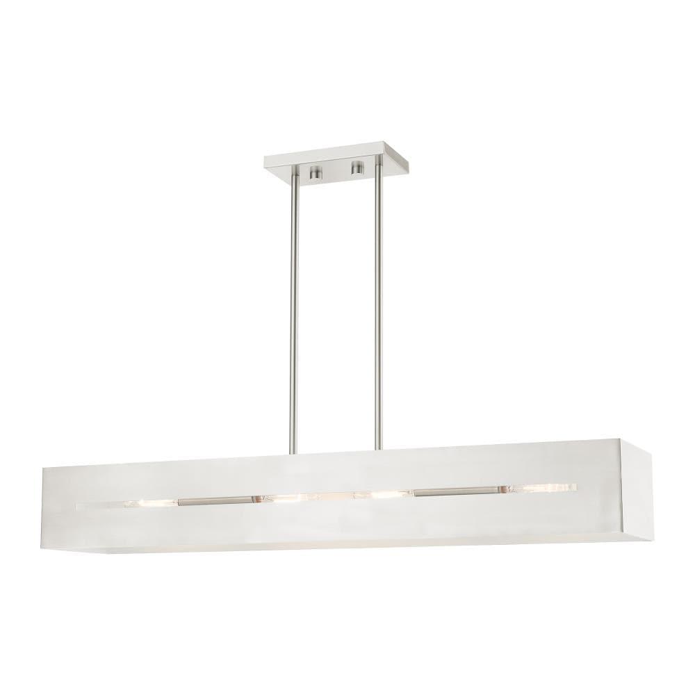 Livex Lighting Soma 4 - Light Chandelier in  Brushed Nickel