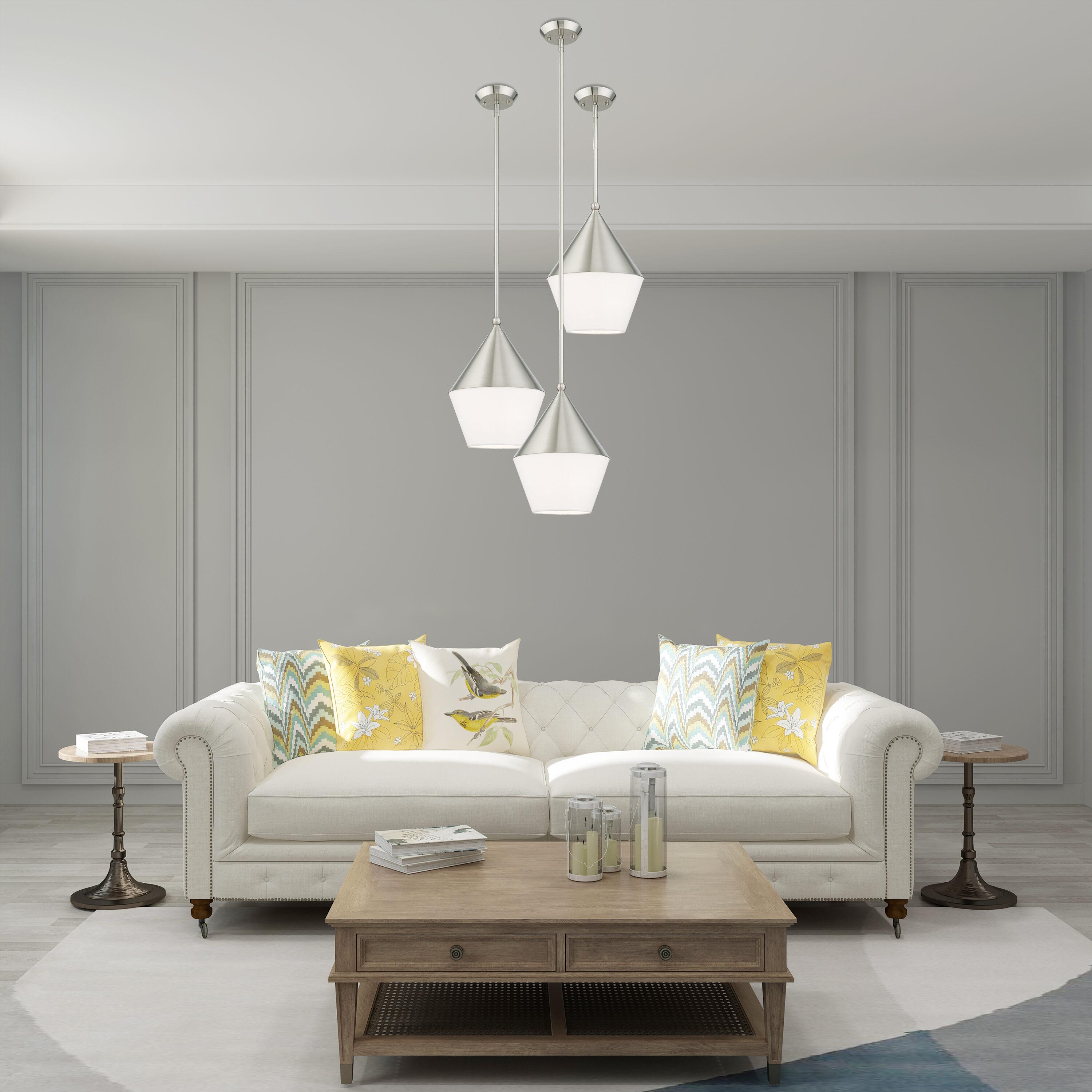 Livex Lighting Stockholm 1 - Light Pendant in  Brushed Nickel