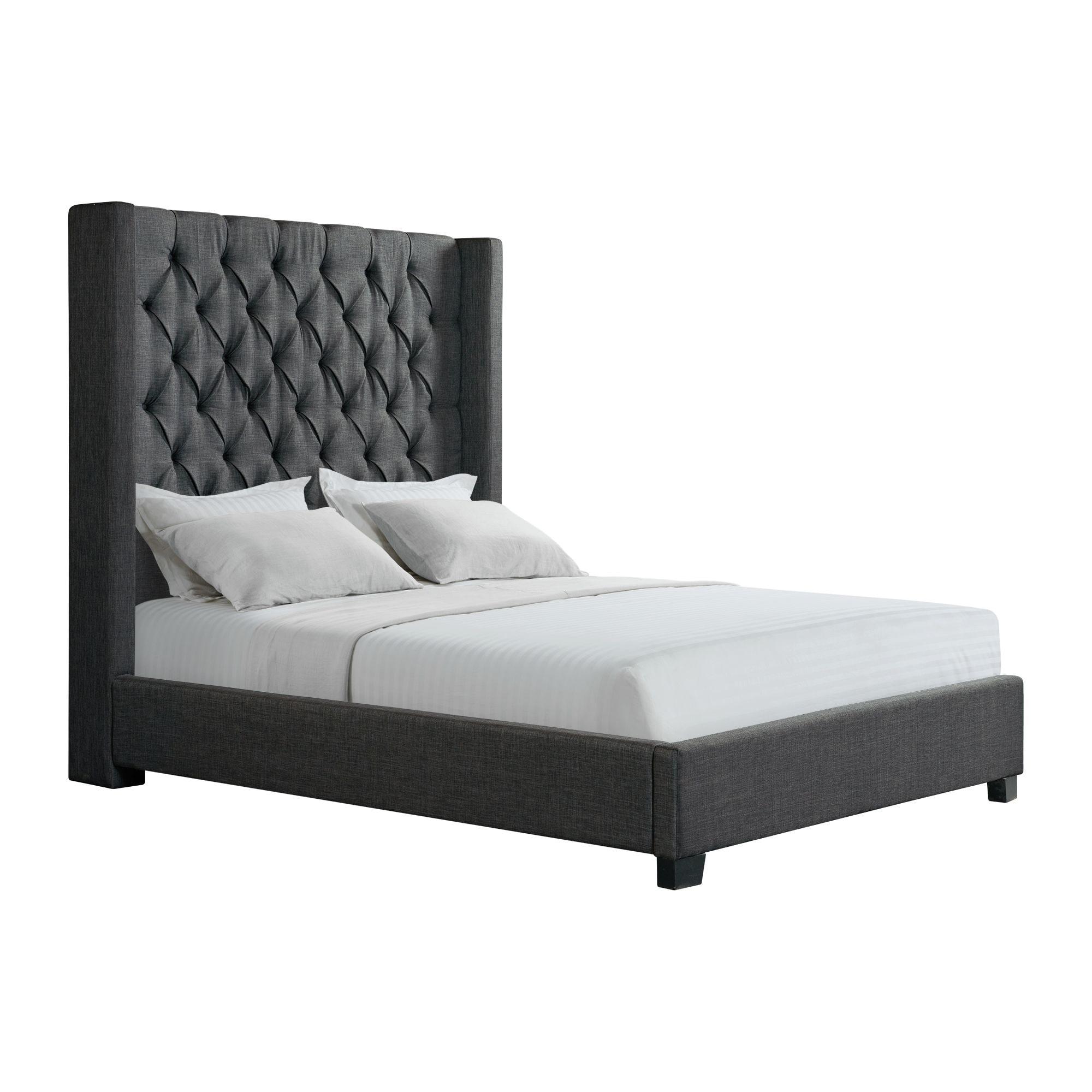 Arden Upholstered Wingback Bed