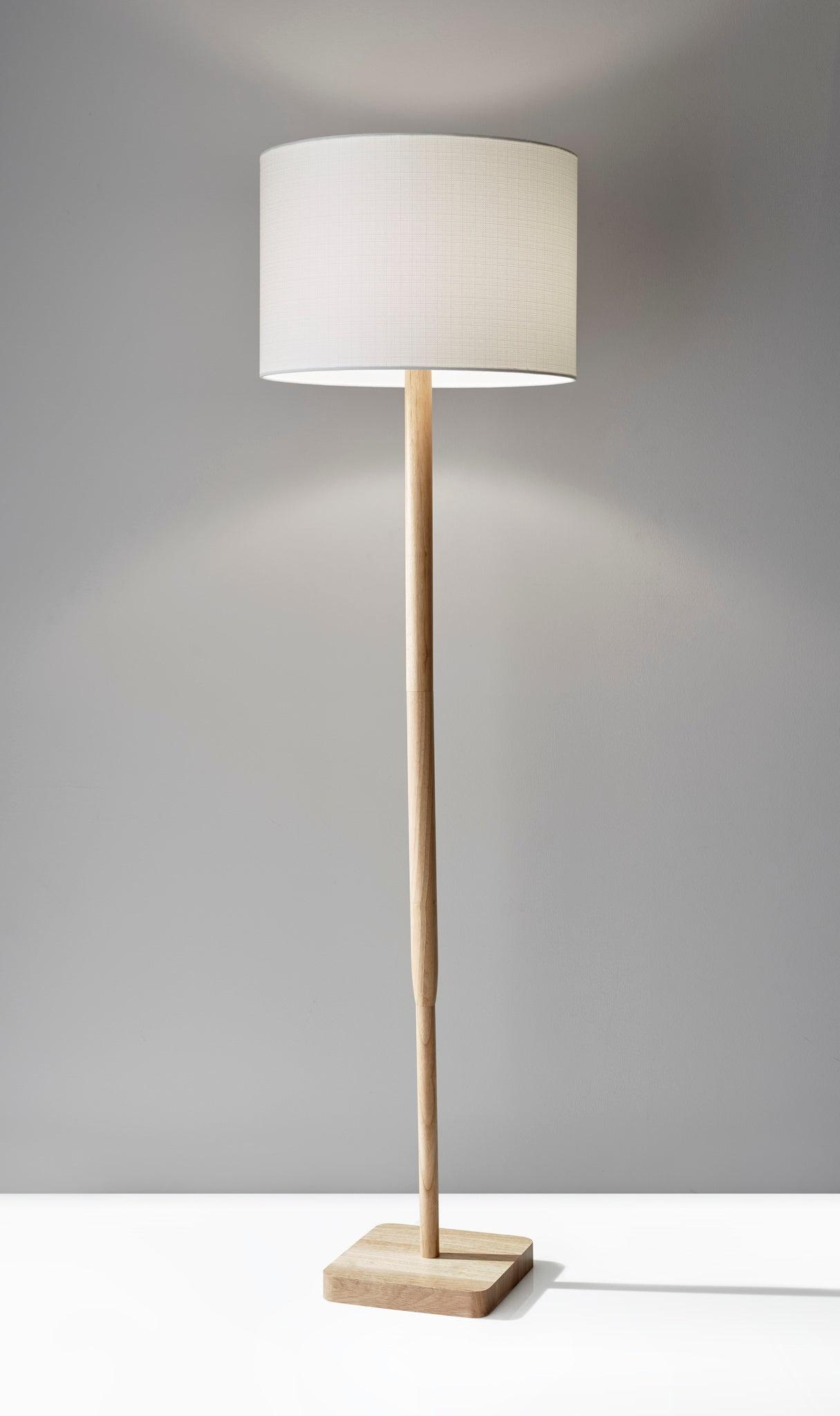 Morton Wood Floor Lamp (49")