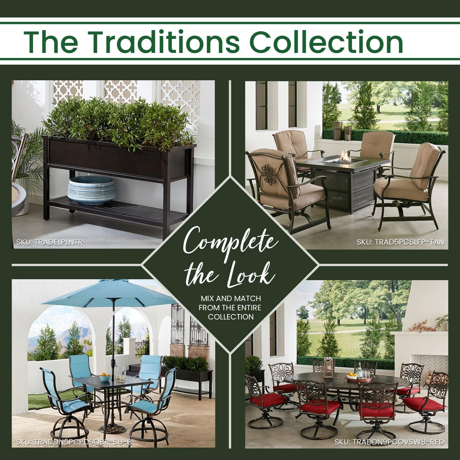 Traditions Rectangular Metal Outdoor Coffee Table