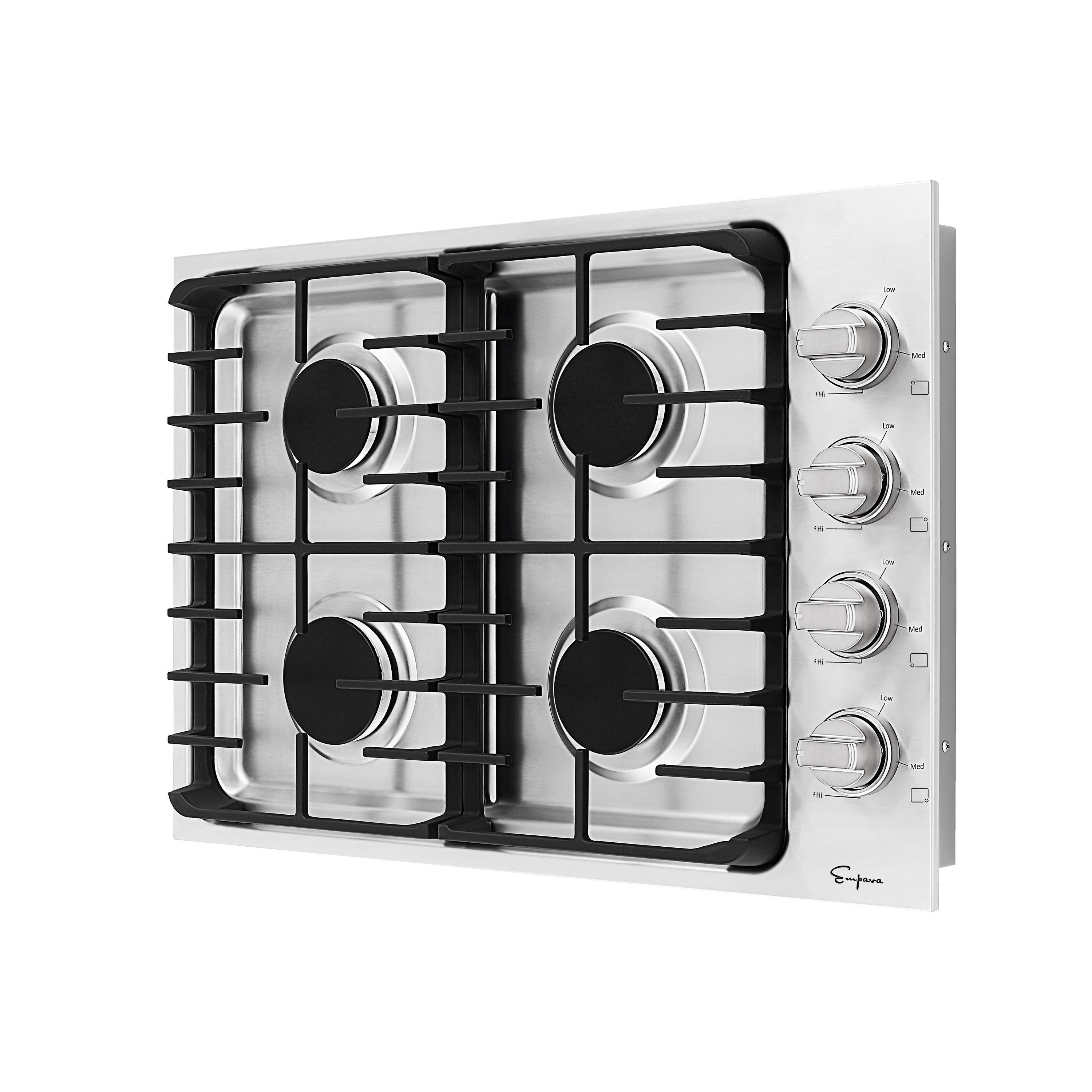 Empava 30" Stainless Steel 4 Burner Cooktop