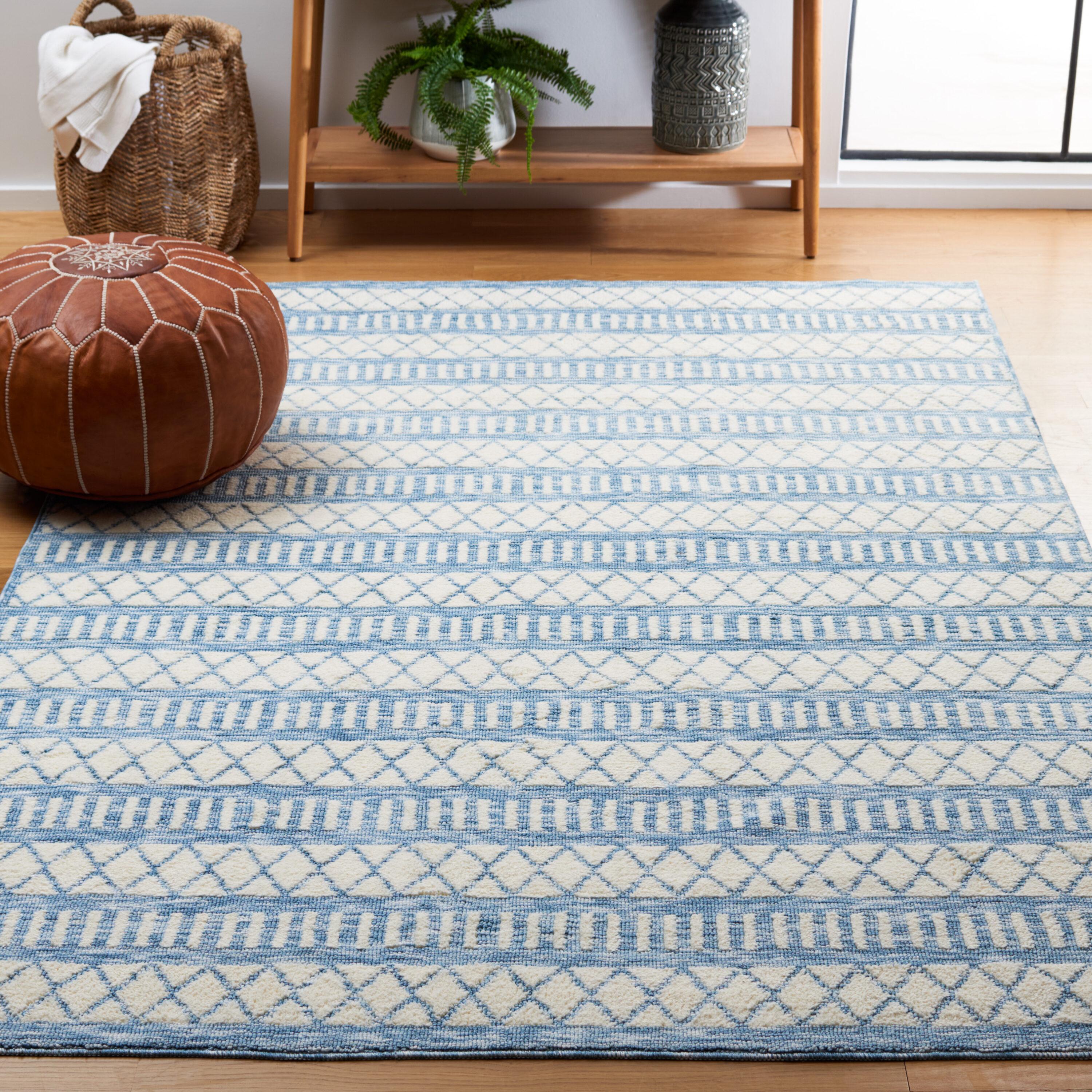 Easy Care ECR114 Power Loomed Machine Washable Area Rug - Ivory/Grey - 3'x5' - Safavieh.