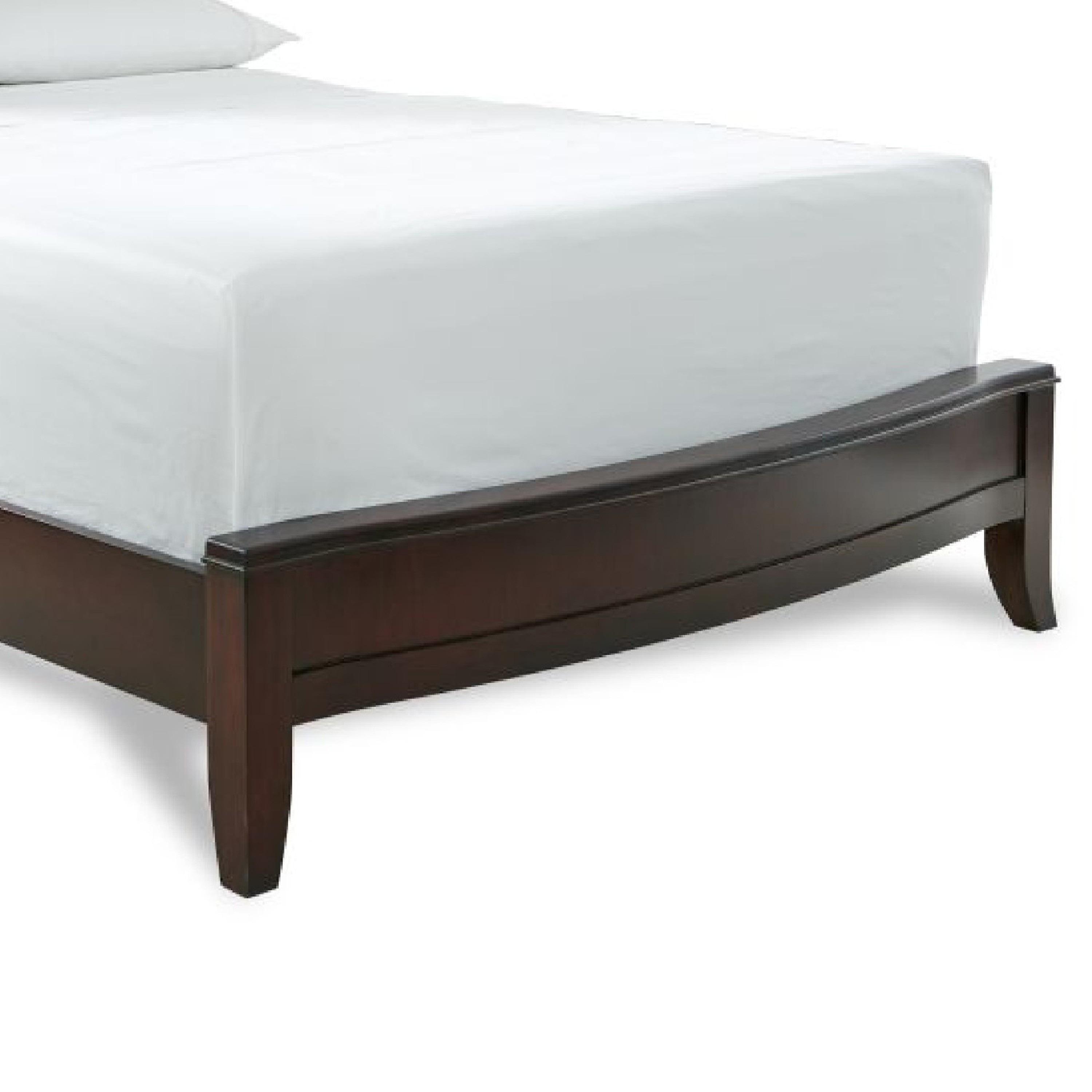 Modus Furniture Cama Trineo de Madera Brighton en Color Canela