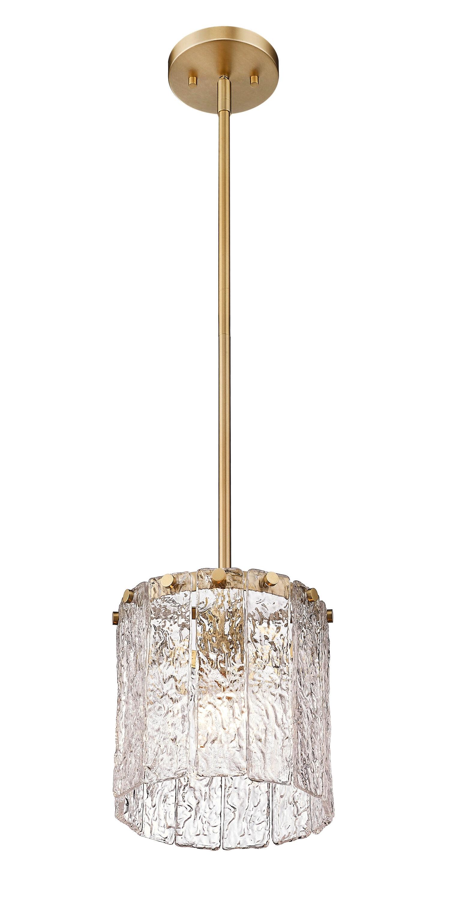Z-Lite Glacier 1 - Light Pendant in  Modern Gold