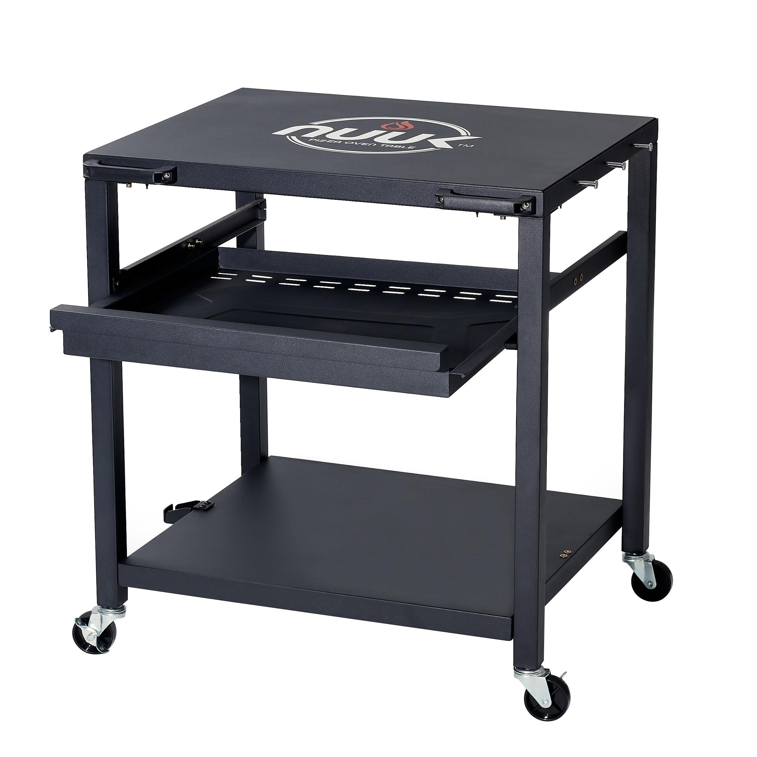 NUUK Heavy Duty Solid Steel 30IN Pizza Oven Table