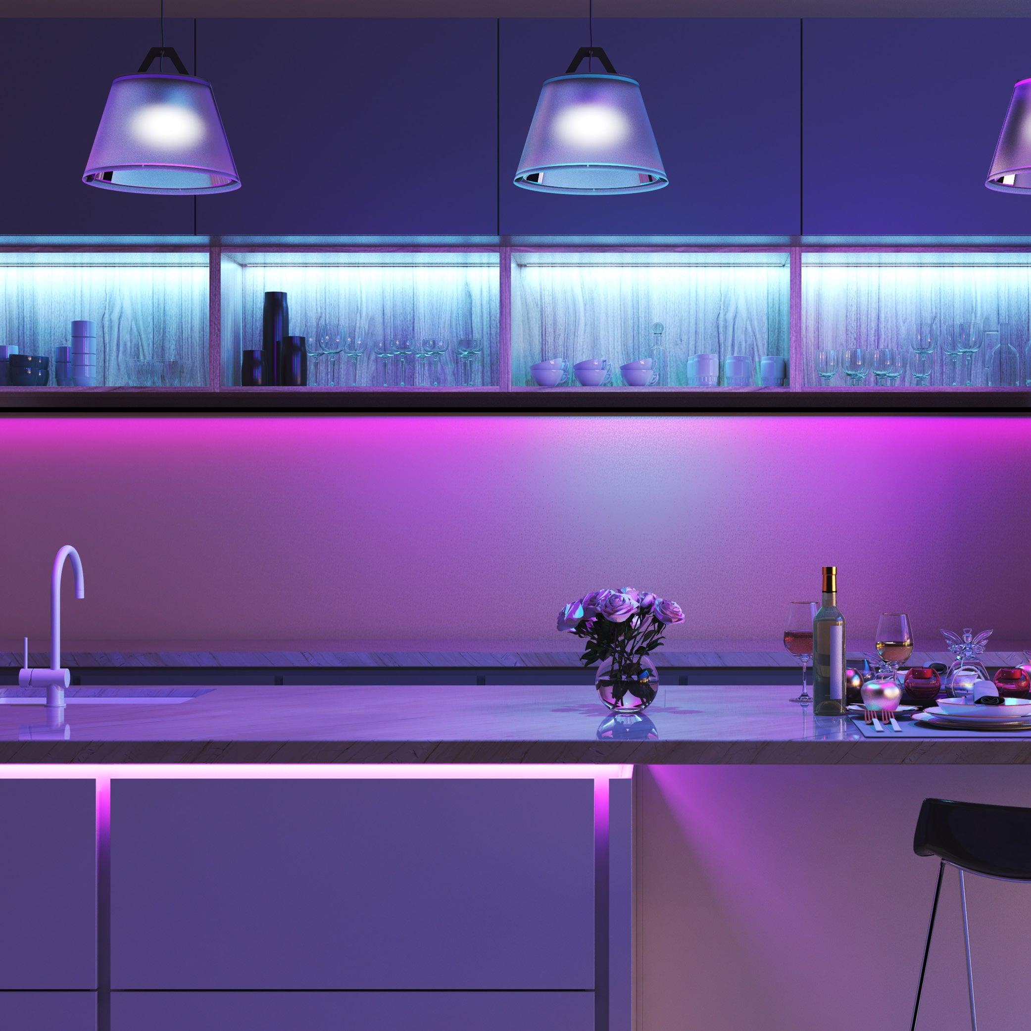 RibbonFlex Home, 24V, RGB, 30LEDs/M, IP20, 2.5M Undercabinet Strip Light