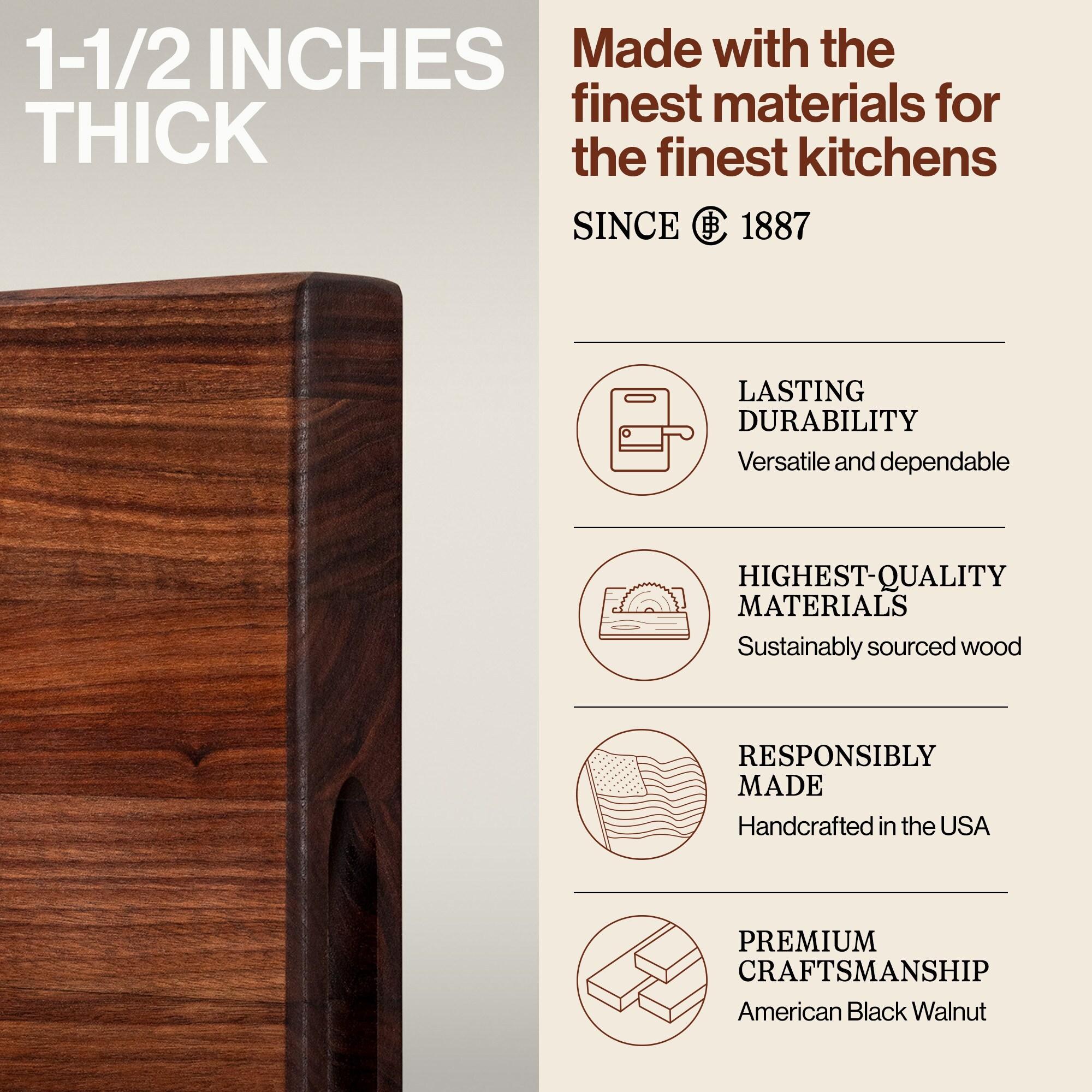 John Boos 20"x15" Reversible Walnut Cutting Board