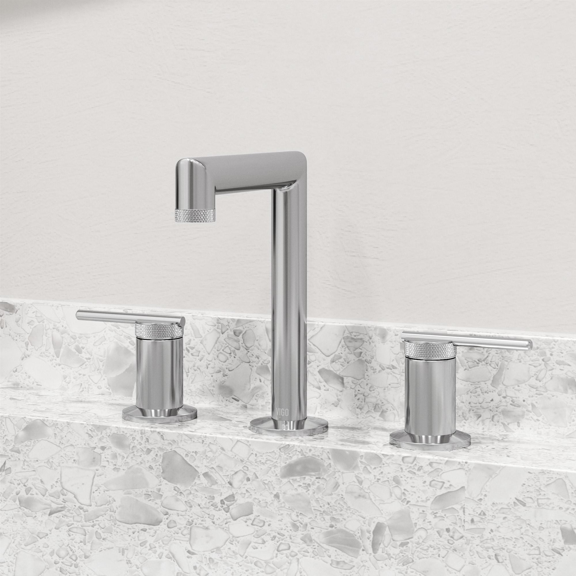 Sterling 7" H Two Handle Widespread Bathroom Faucet