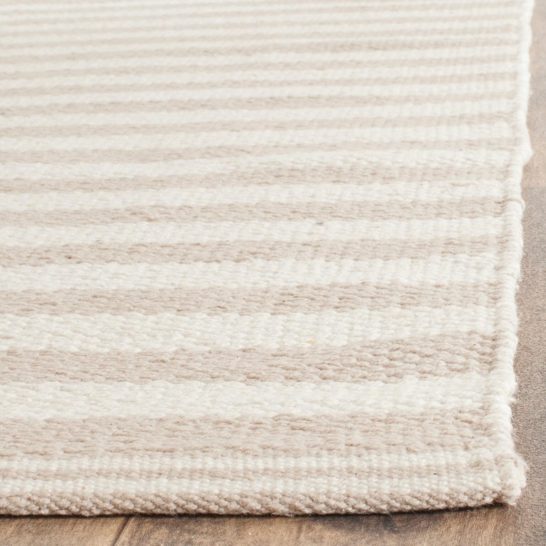 Montauk MTK715 Hand Woven Indoor Area Rug - Ivory/Light Grey - 8'x10' - Safavieh.