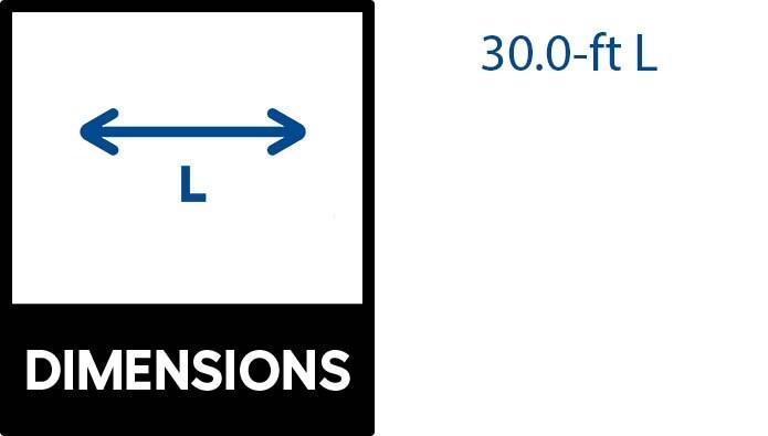 EasyHeat 30 ft Black Roof and Gutter De-Icing Cable Kit