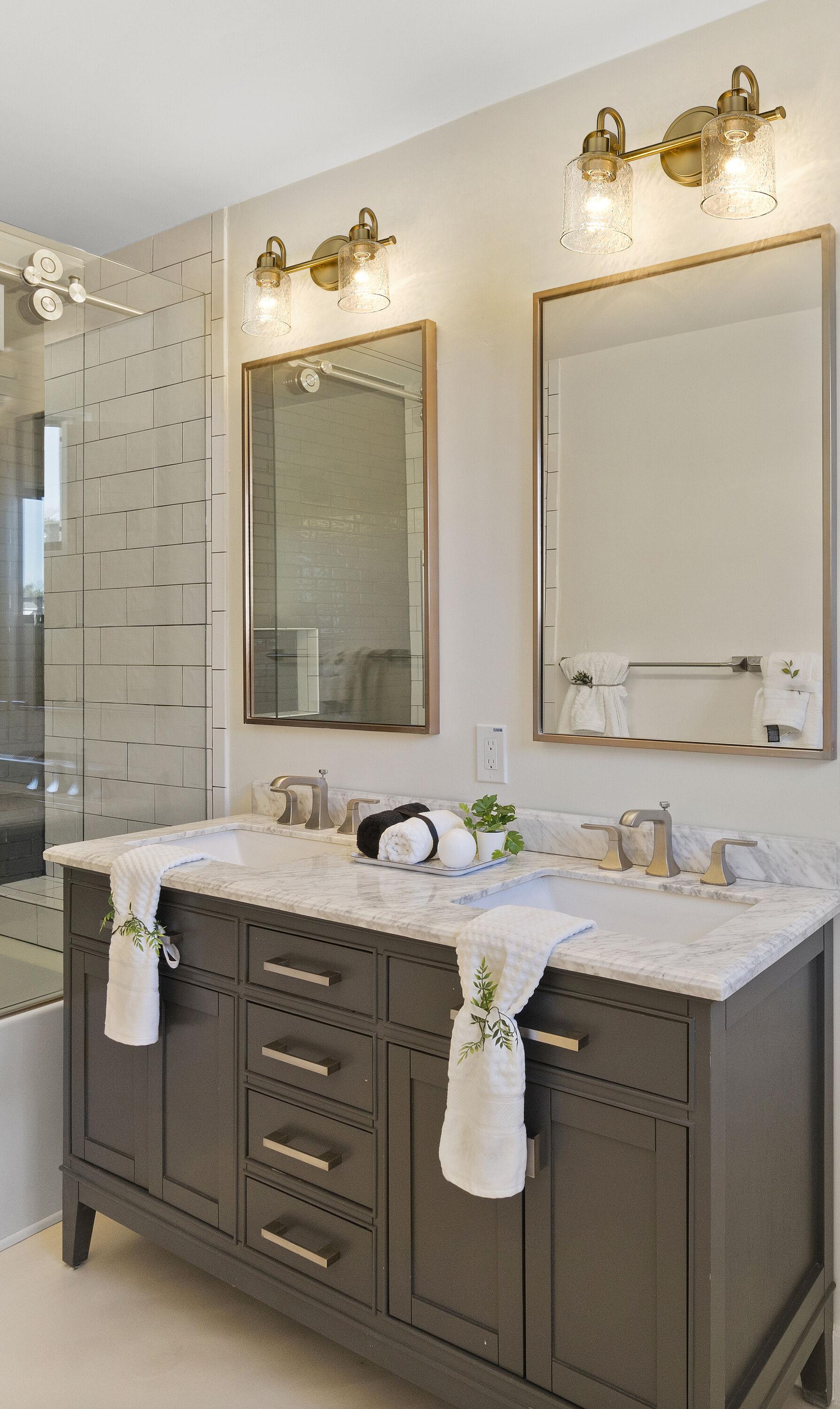 Z-Lite Kinsley 2 - Light Vanity in  Heirloom Gold