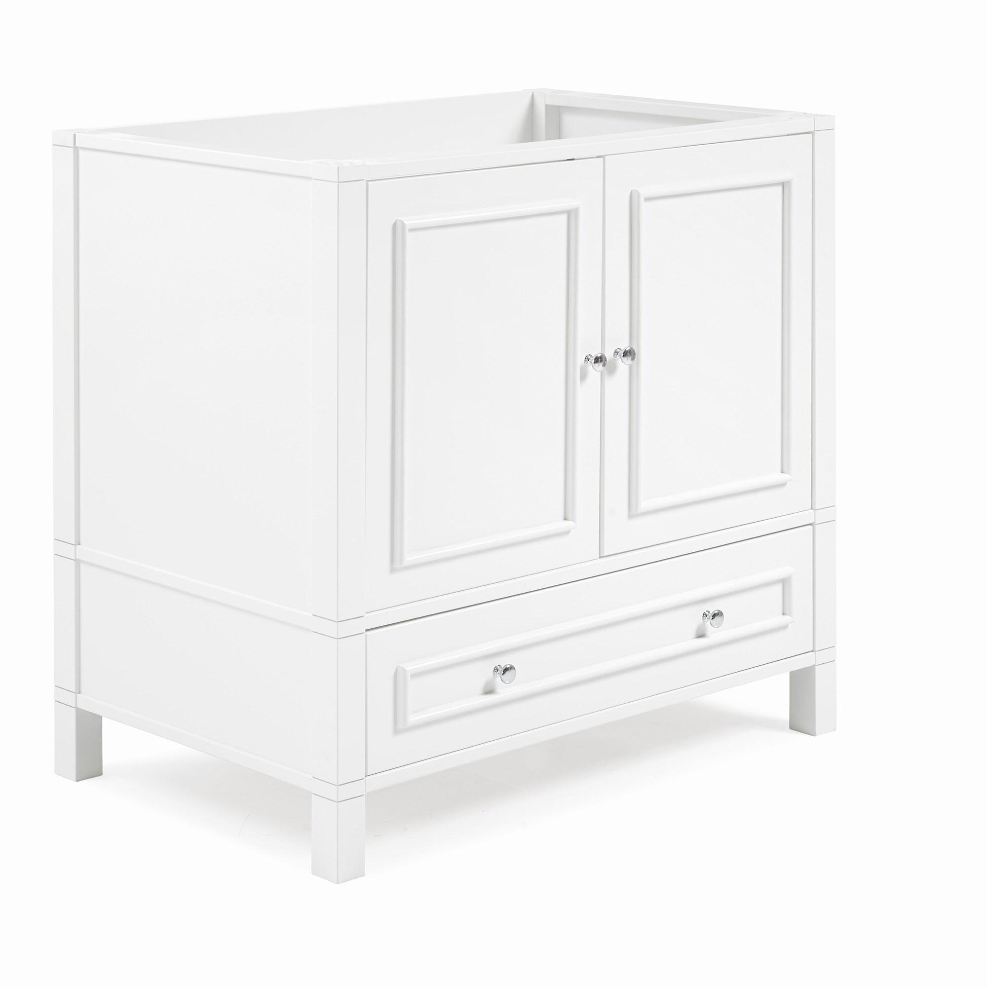 Williamsburg 36"W Transitional Style Vanity Cabinet With Soft Close Doors And Drawers