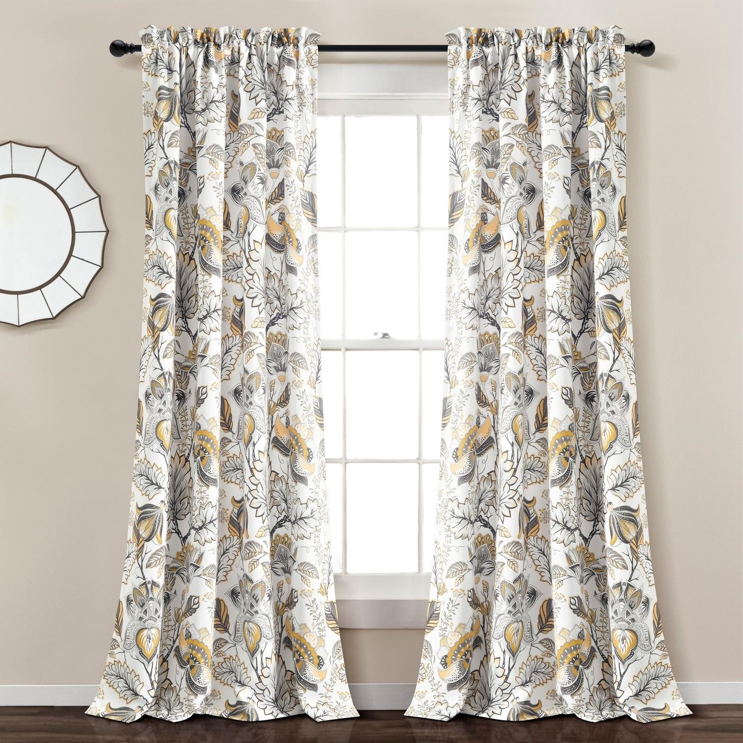 Polyester Curtain Pair (Set of 2)