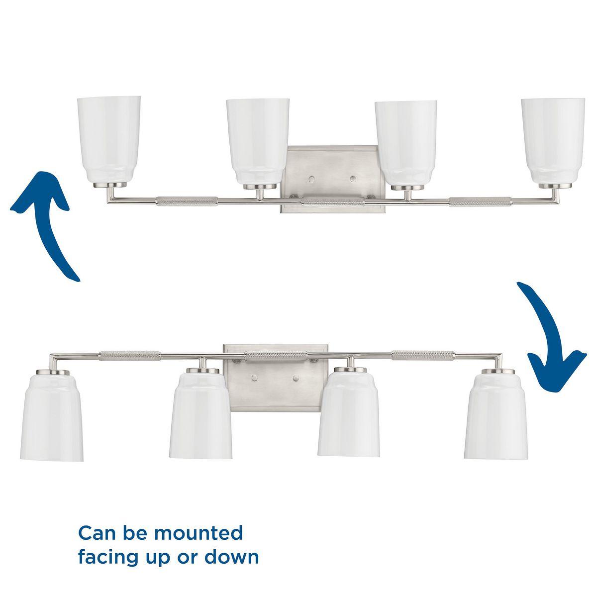 Progress Lighting Spenser 4 - Light Vanity in  Brushed Nickel