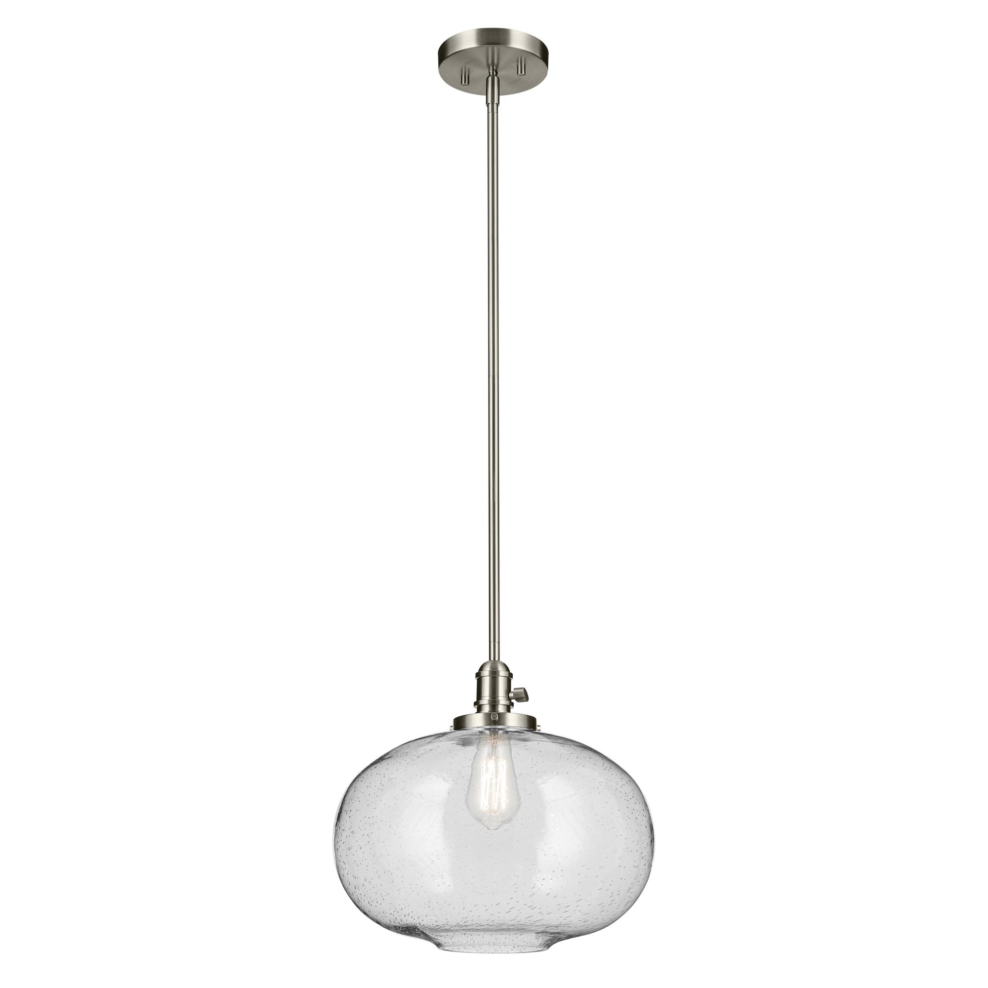 43911NI-Kichler Lighting-Avery - 1 Light Pendant-14 Inches Tall and 14.5 Inches Wide-Brushed Nickel Finish