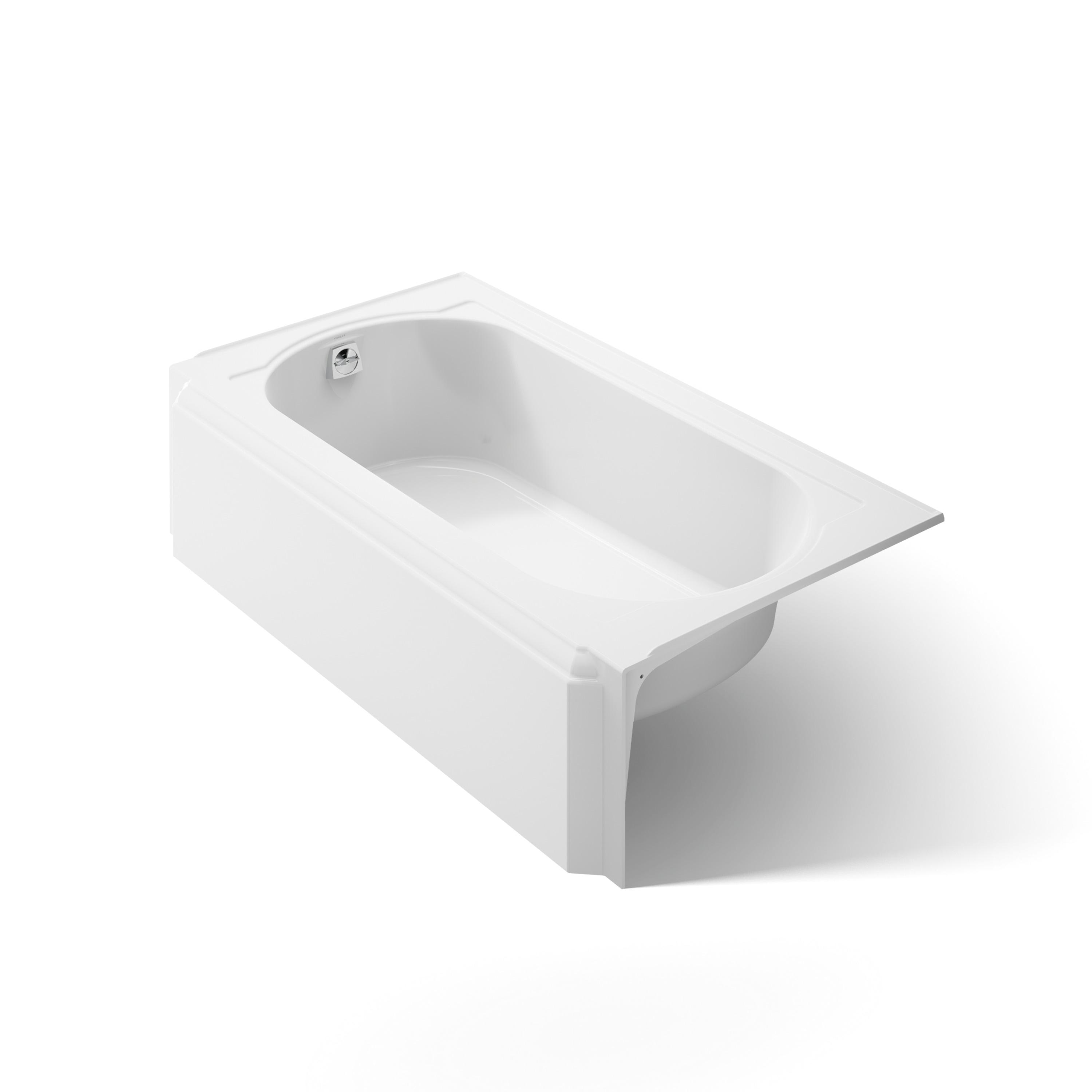 Memoirs® 60" x 32" Alcove/Tile in Soaking Cast Iron Bathtub