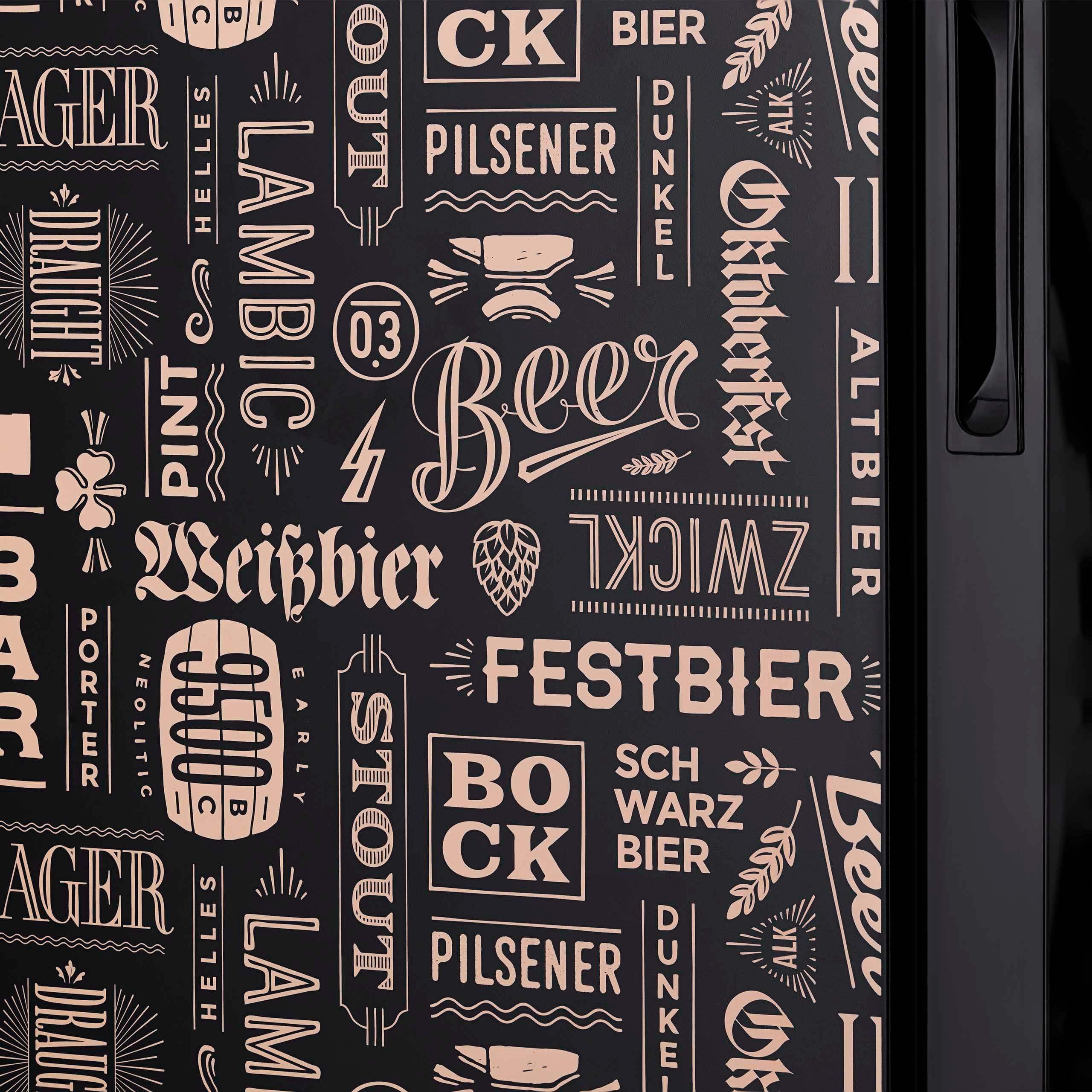 Newair Newair Custom Designed Freestanding 126 Can Beer Fridge with SplitShelf