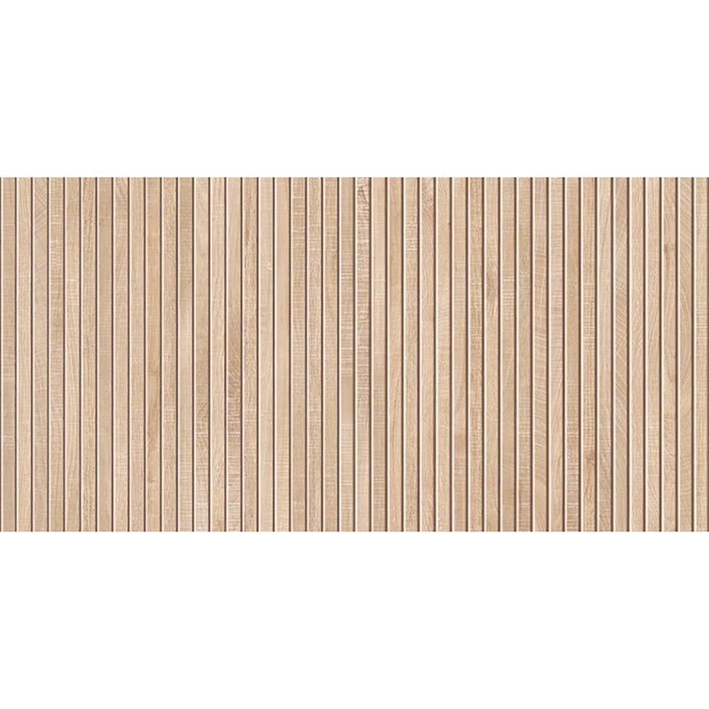 Apollo Tile Bois Ribbon 23.77" x 47.25" Matte Natural Porcelain Deco Wall and Floor Tile 15.49 sqft/case 2-pack