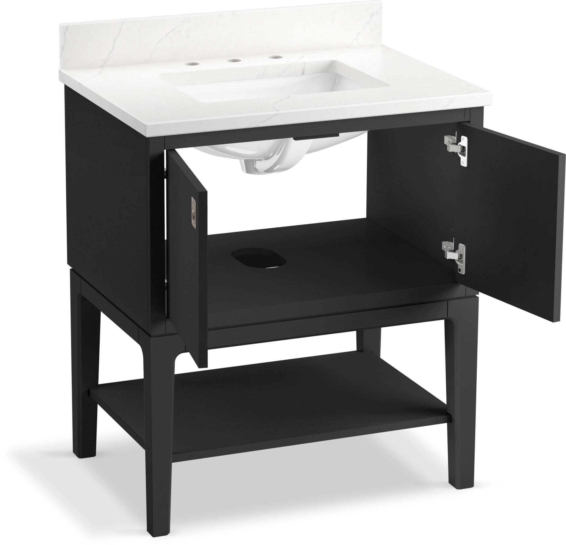 Seagrove By Studio McGee 30 in. Bathroom Vanity Cabinet With Sink And Quartz Top