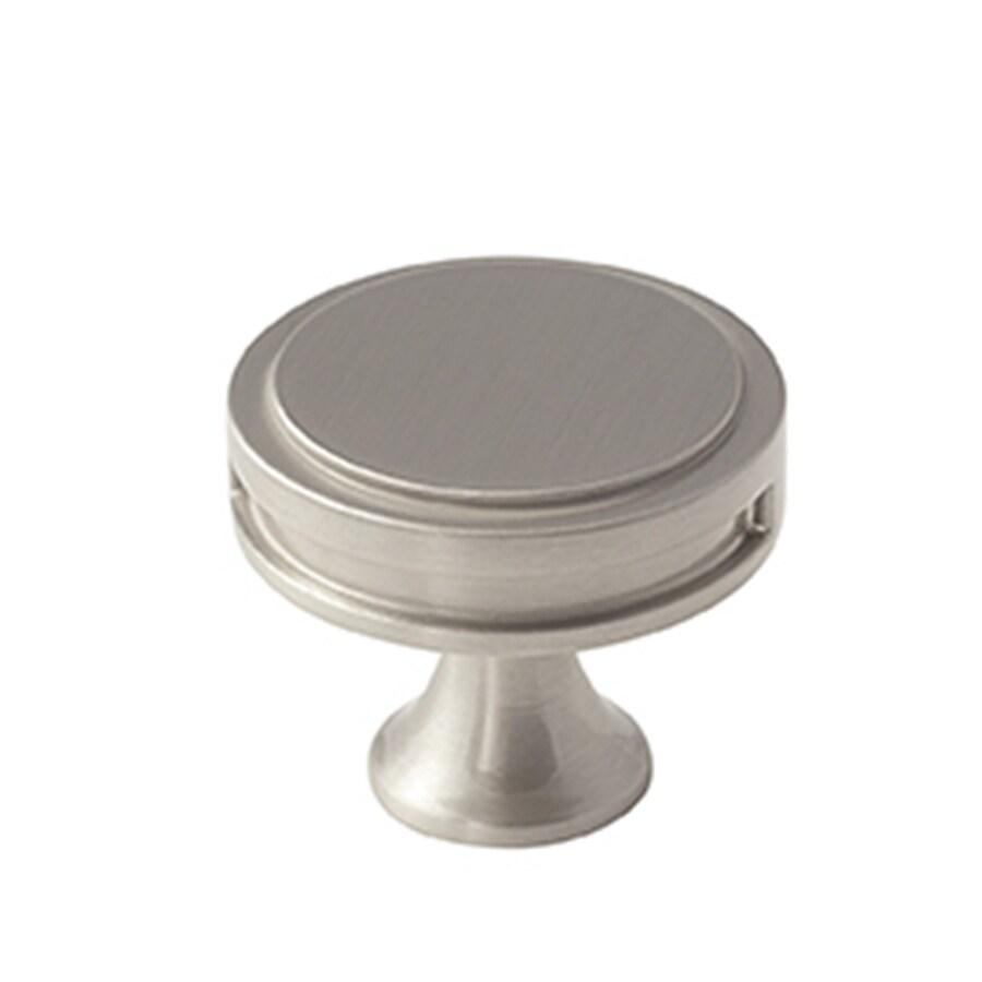 Amerock Oberon 1-3/8 inch (35mm) Diameter Satin Nickel Cabinet Knob