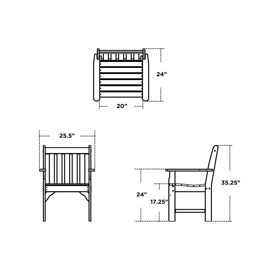 Vineyard Garden Arm Chair