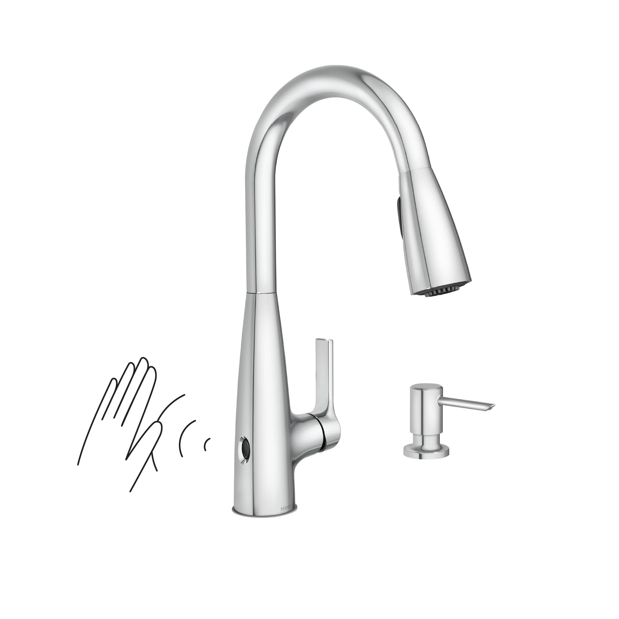 Haelyn Touchless Single-Handle Pulldown Sprayer Kitchen Faucet with MotionSense Wave and Power Clean