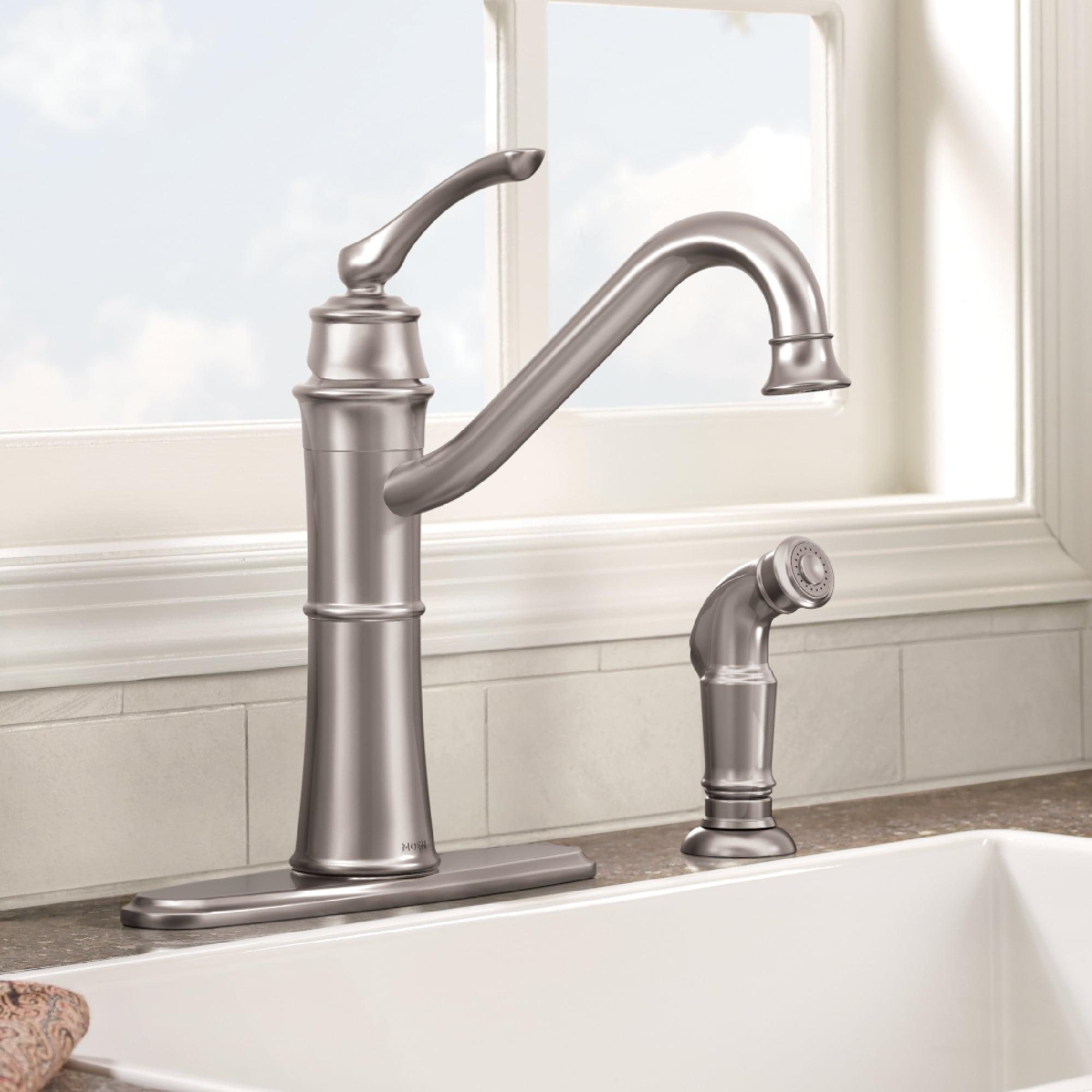 Wetherly Single Handle Kitchen Faucet with Side Spray