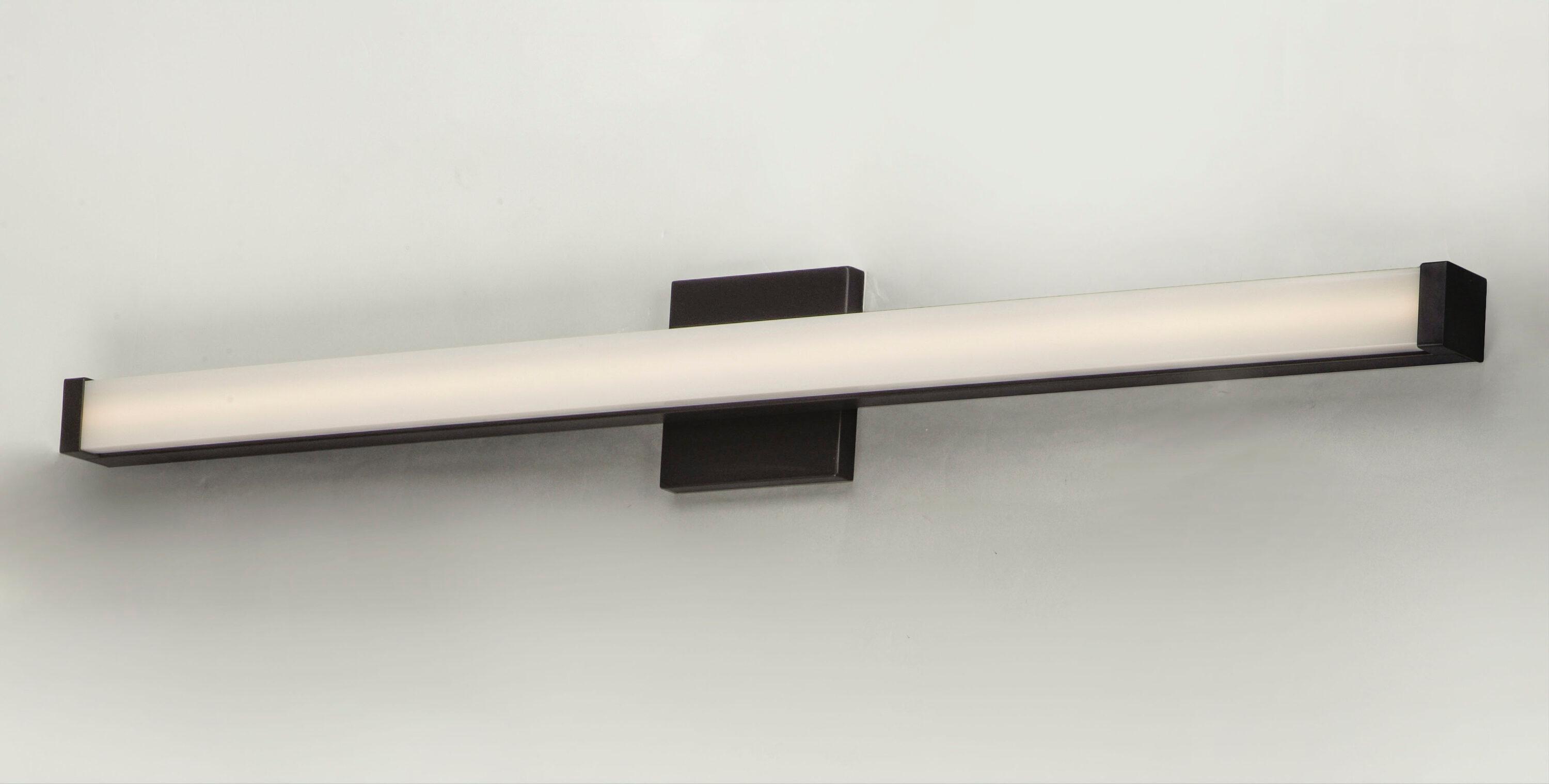 52004BZ-Maxim Lighting-Spec-LED Bath Vanity Light-Minimalistic Contemporary Style-Bronze Finish-30 Inch Size