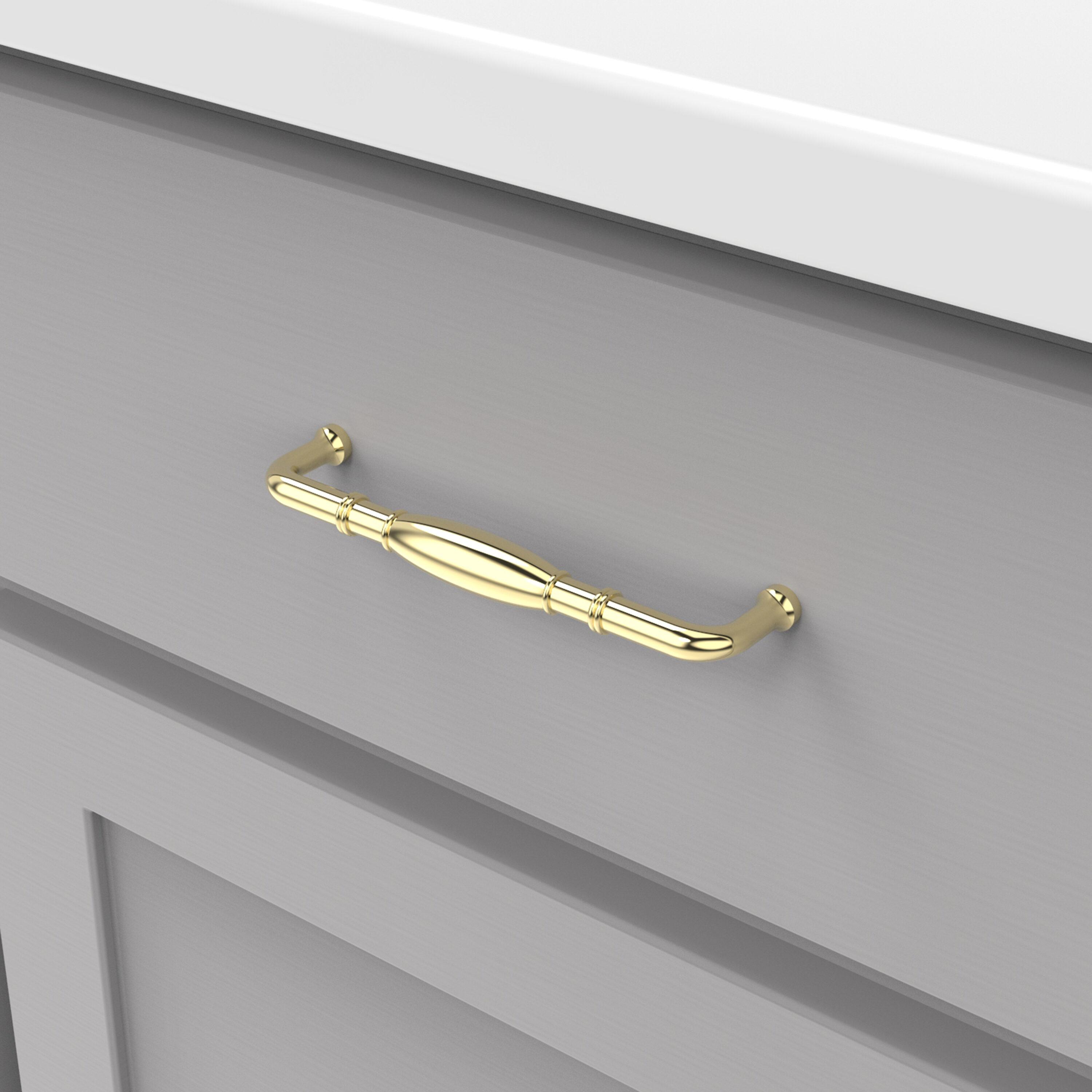 Williamsburg Kitchen Cabinet Handles, Solid Core Drawer Pulls for Cabinet Doors, 5-1/16" (128mm)