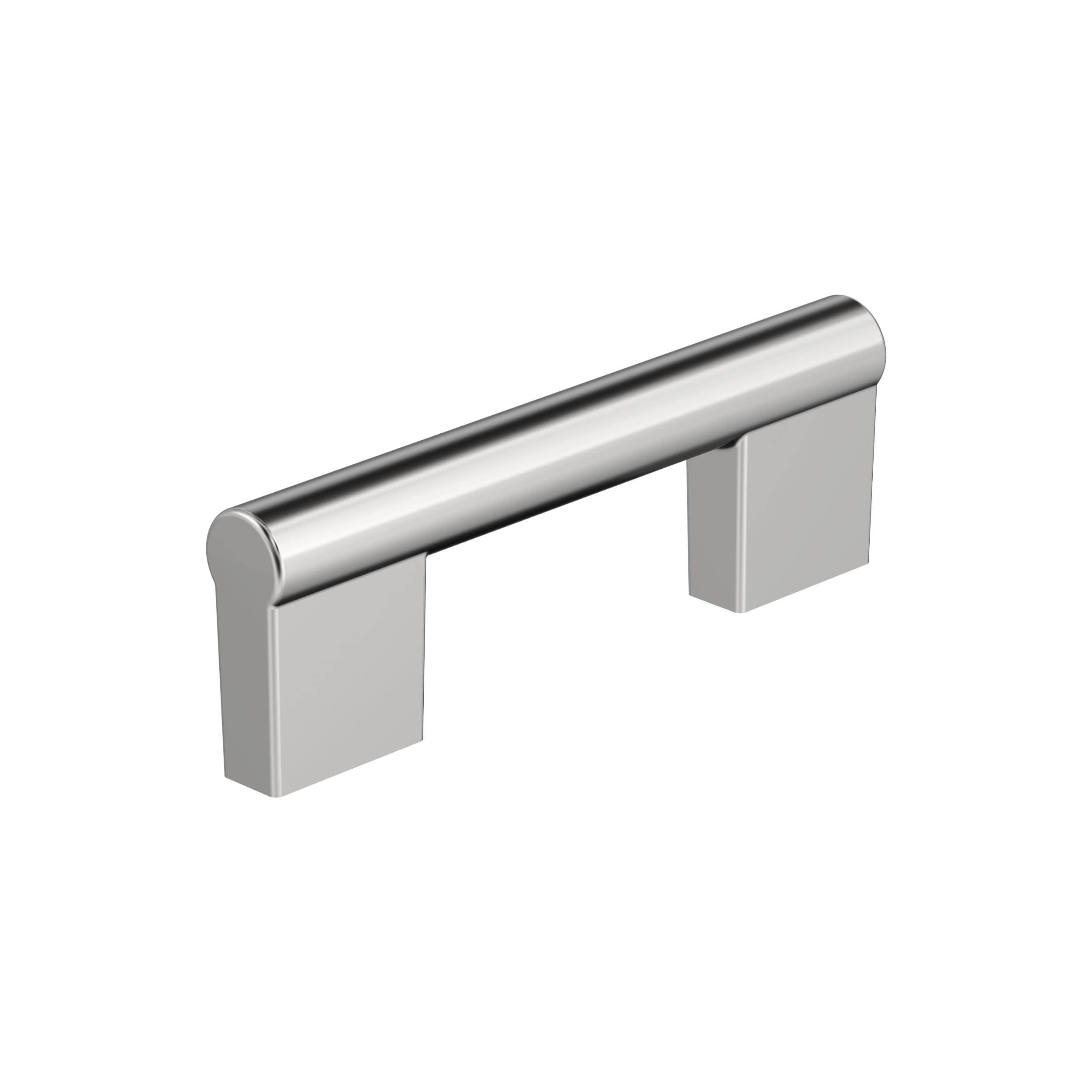 Amerock Versa 3 inch (76mm) Center-to-Center Polished Chrome Cabinet Pull