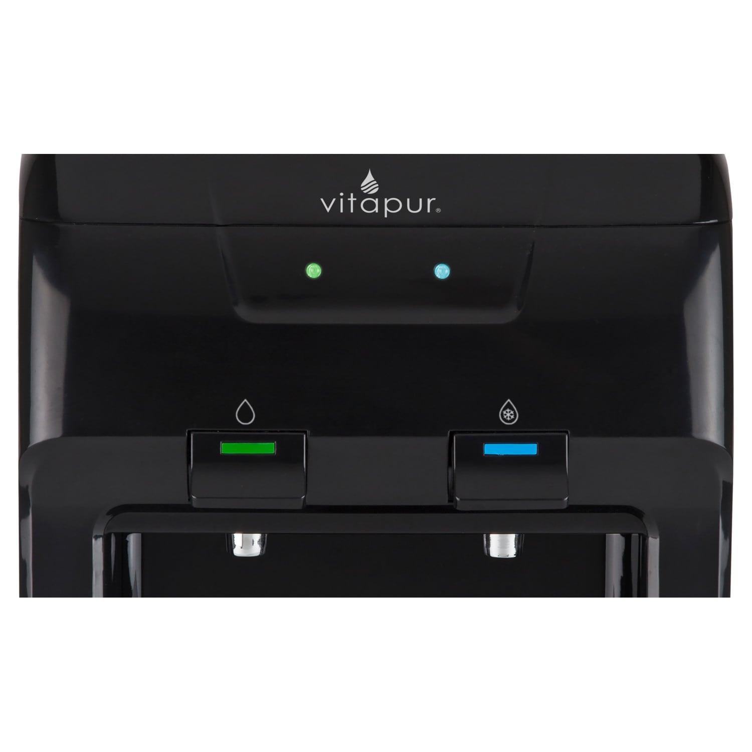 vitapur Vitapur Black Countertop Top Loading Electric Water Dispenser
