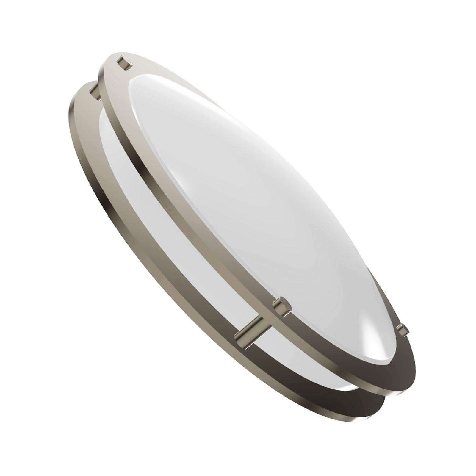 Luxrite 14 Inch LED Flush Mount Ceiling Light, Color Temperature Selectable 2700K / 3000K / 3500K / 4000K / 5000K