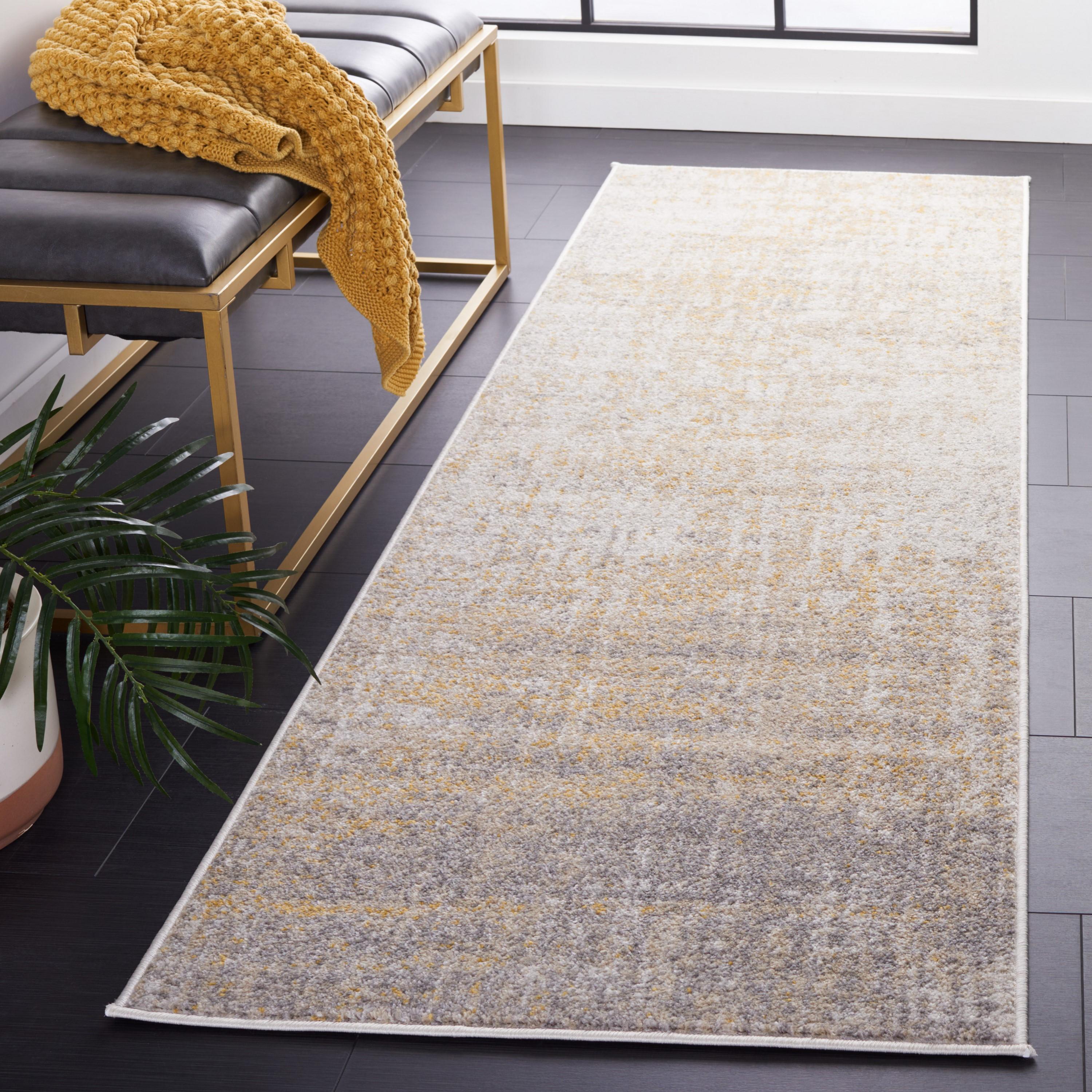 Adirondack ADR207 Machine Made Indoor Runner - Creme/Gold - 2'-1"x6' - Safavieh