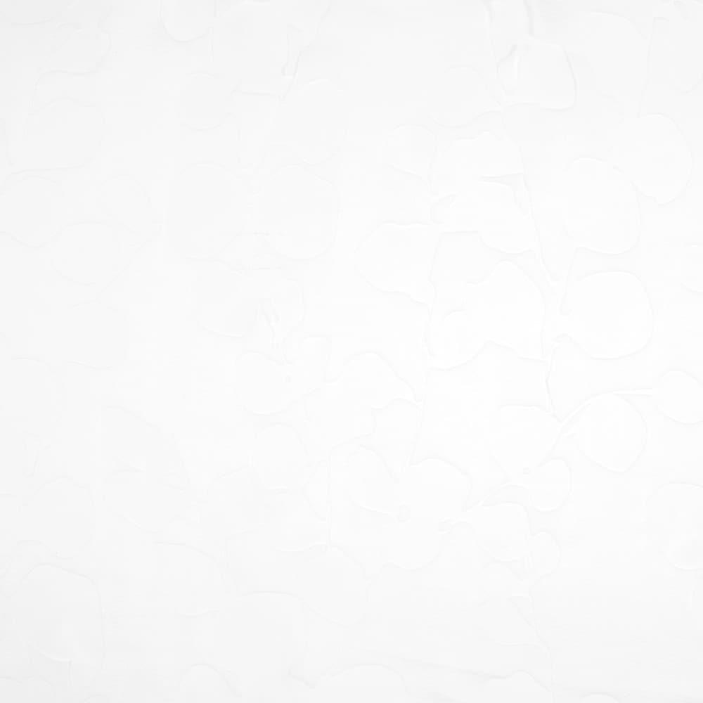 84"x54" Wilshire Back Tab Sheer Window Curtain Panels White - Exclusive Home: Botanical Floral Design, 2 Panels, Indoor Use