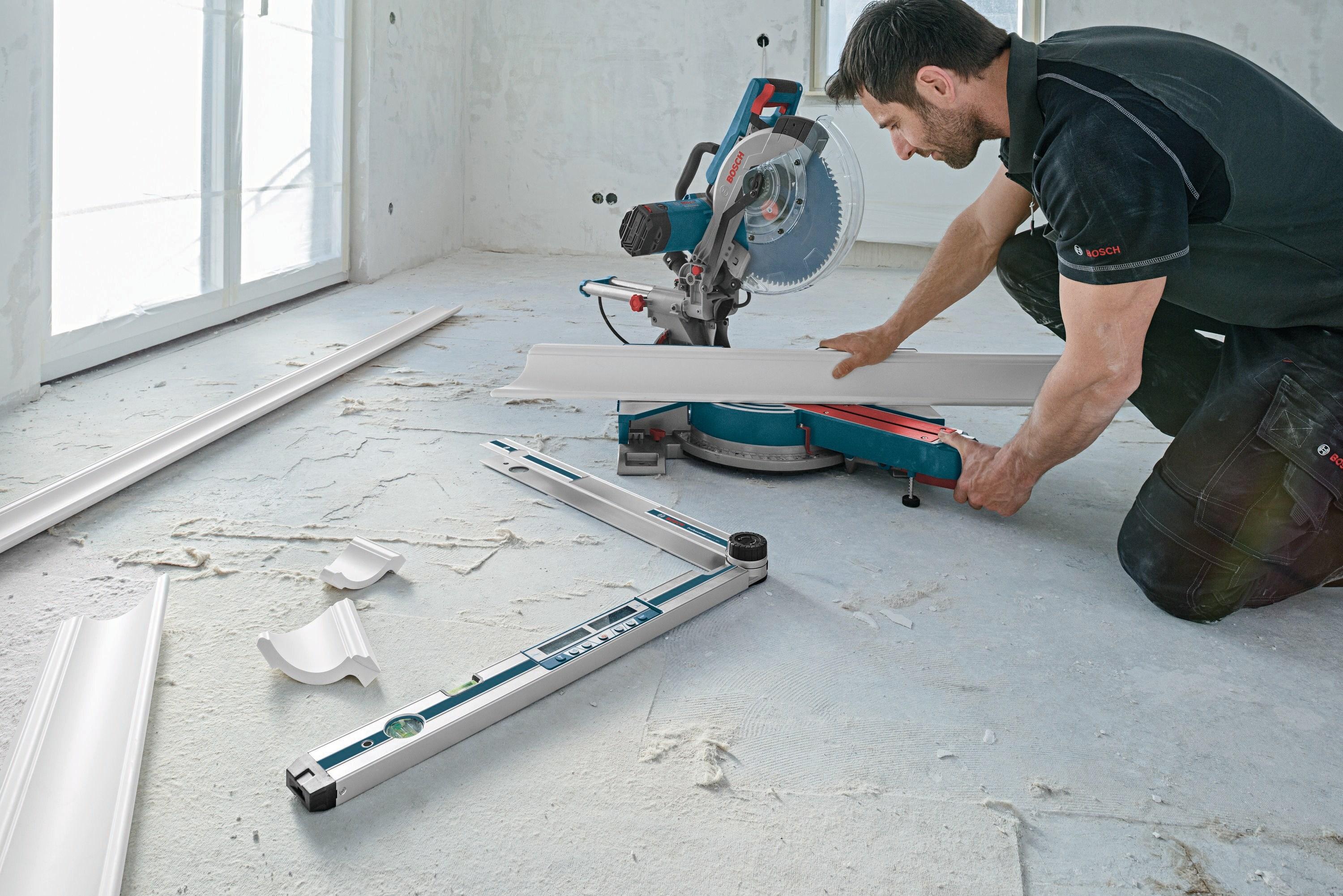 Miter Finder Digital Angle Finder Features Inclinometer, Miter Cut Calculator, Protractor, Digital Level with Case