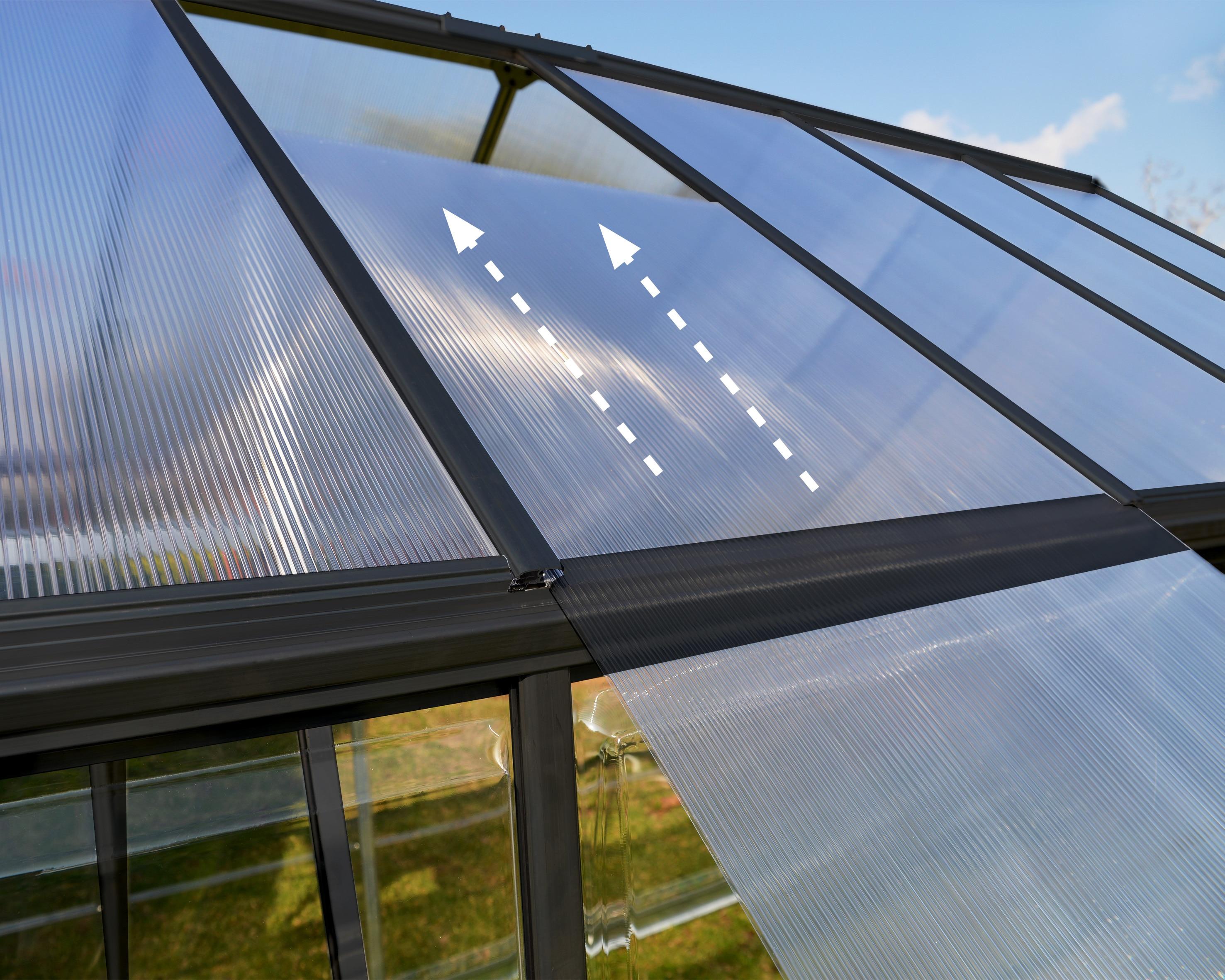 Palram - Canopia Hybrid Polycarbonate Hobby Greenhouse
