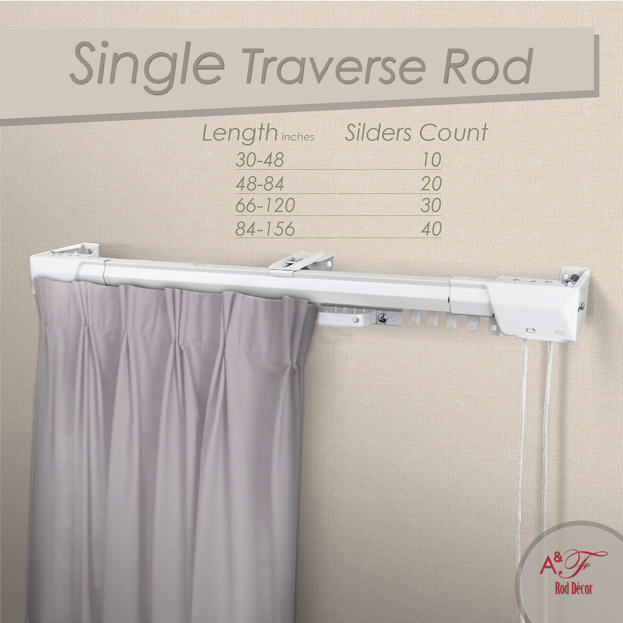 Bembry Steel Adjustable Single Curtain Rod